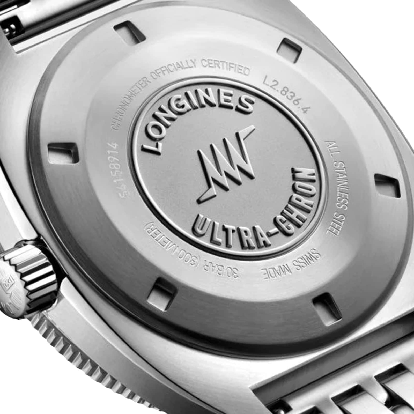 Longines Ultra-Chron L28364526 | 43mm Automatic Black Dial | Stainless Steel - Image 3