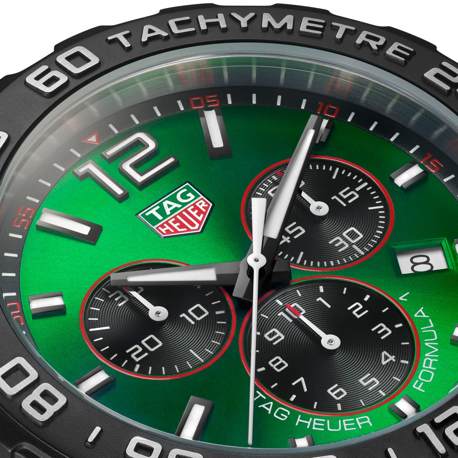 TAG Heuer Formula 1 Green Dial 43mm Stainless Steel Quartz Watch - Image 3