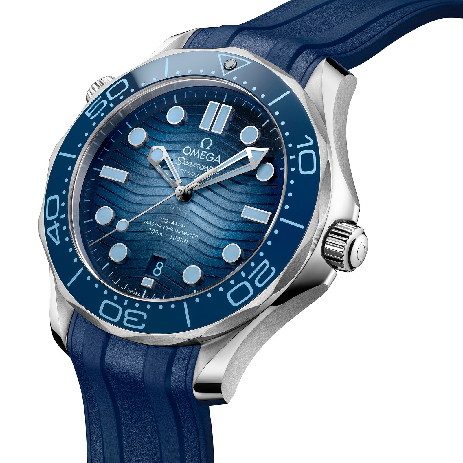 Omega Seamaster Diver 300M Automatic Blue Dial 42mm Stainless Steel Watch - Image 3