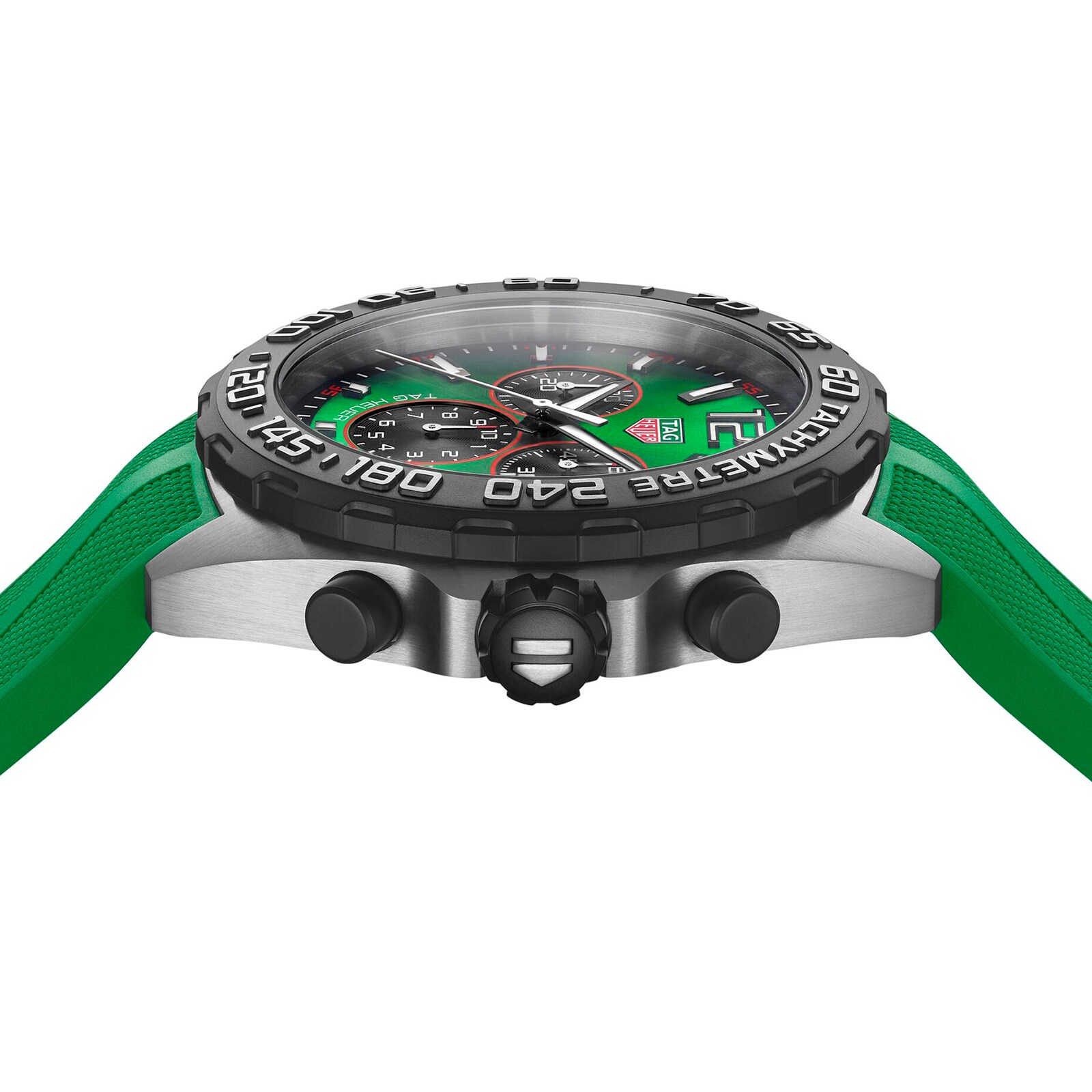 TAG Heuer Formula 1 Green Dial 43mm Stainless Steel Quartz Watch - Image 4