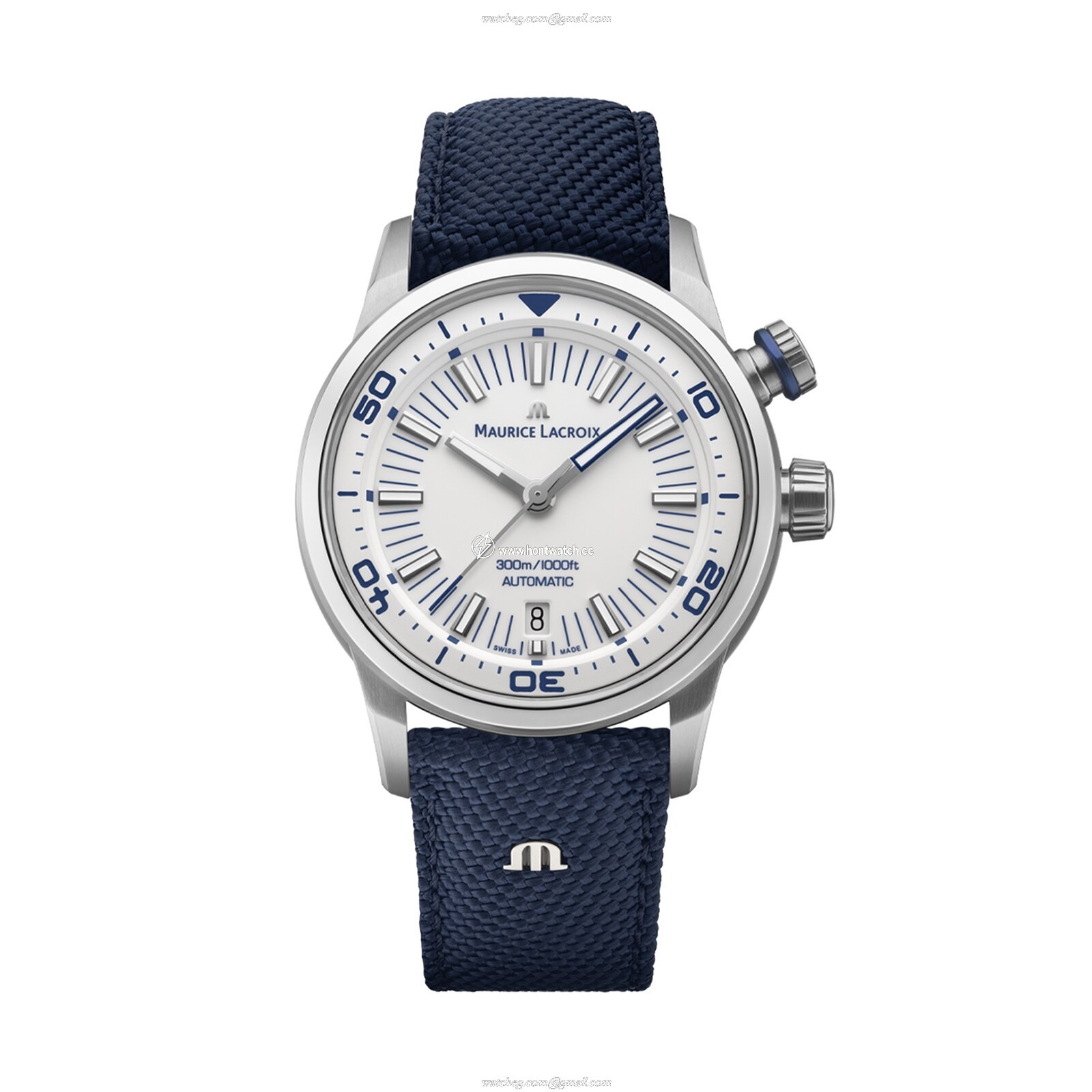 Maurice Lacroix Pontos PT6248 Automatic Watch - 42mm Stainless Steel White Dial - Image 2