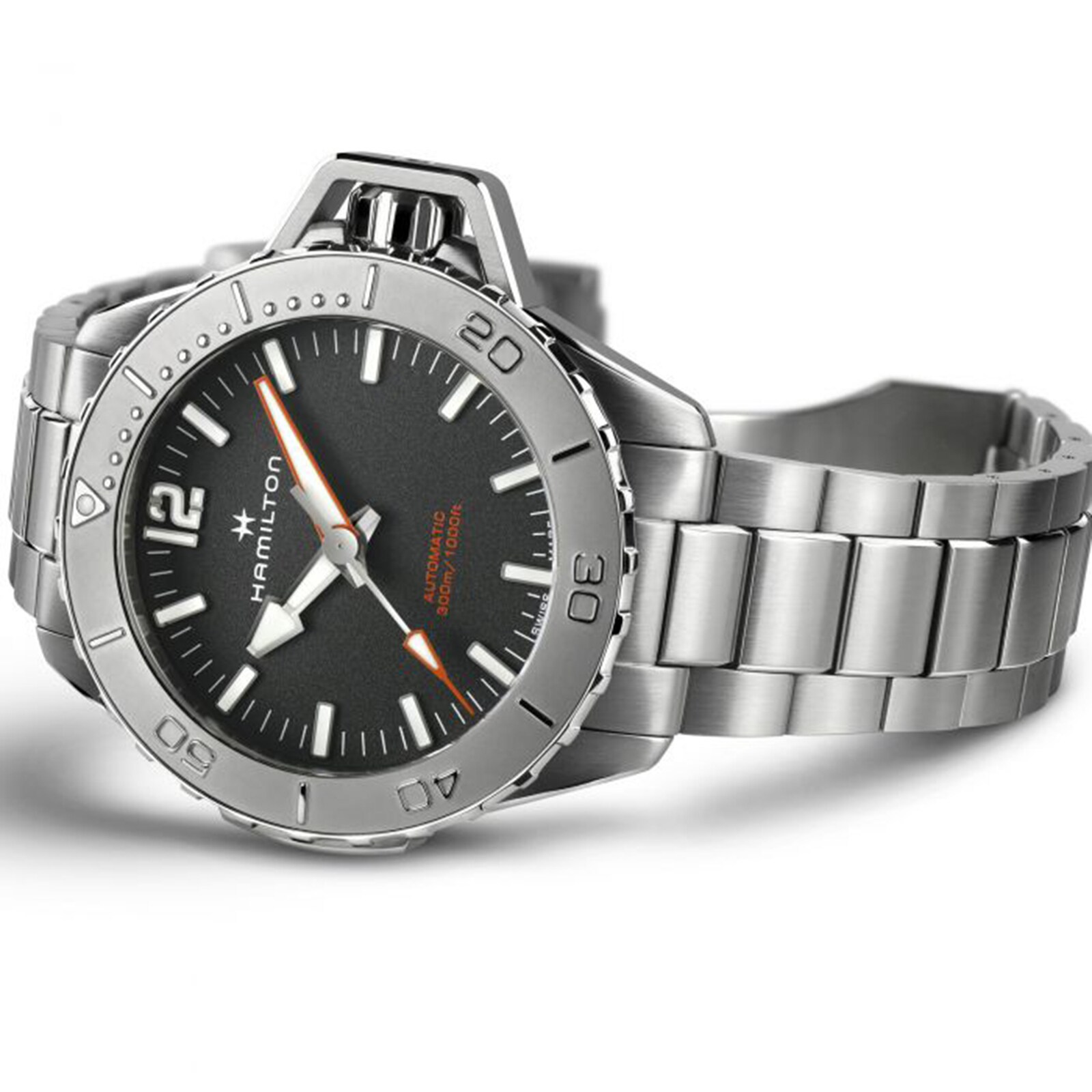 Hamilton Khaki Navy H77815130 Automatic Black Watch - 46mm Stainless Steel - Image 3