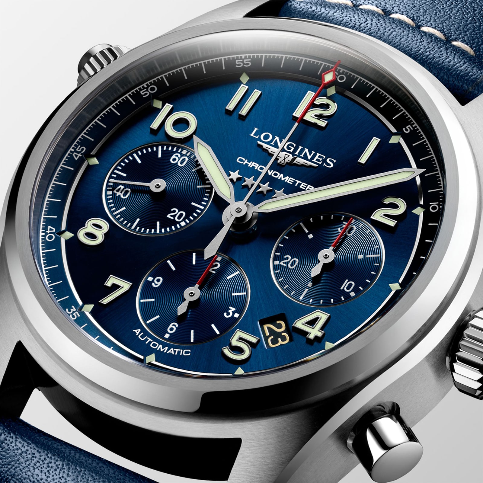 Longines Spirit L38204930 | 42mm Automatic Blue Dial | Stainless Steel - Image 4