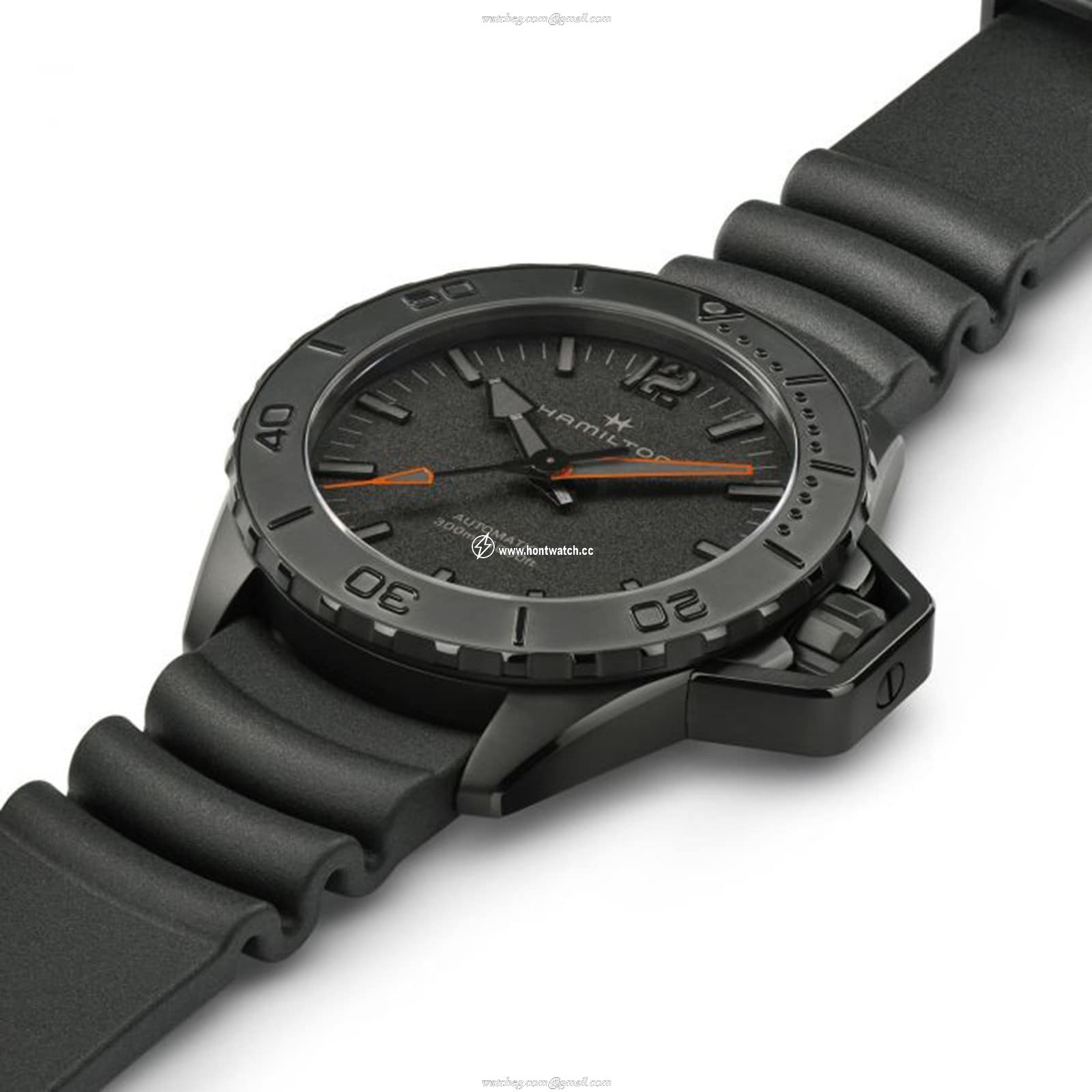 Hamilton Khaki Navy H77845330 Automatic Black Replica Watch - 46mm - Image 2