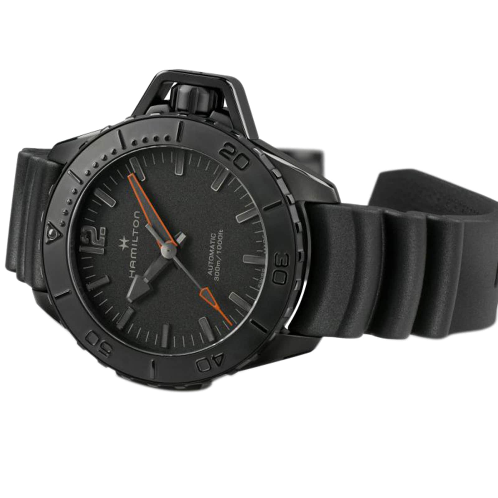 Hamilton Khaki Navy H77845330 Automatic Black Replica Watch - 46mm - Image 3