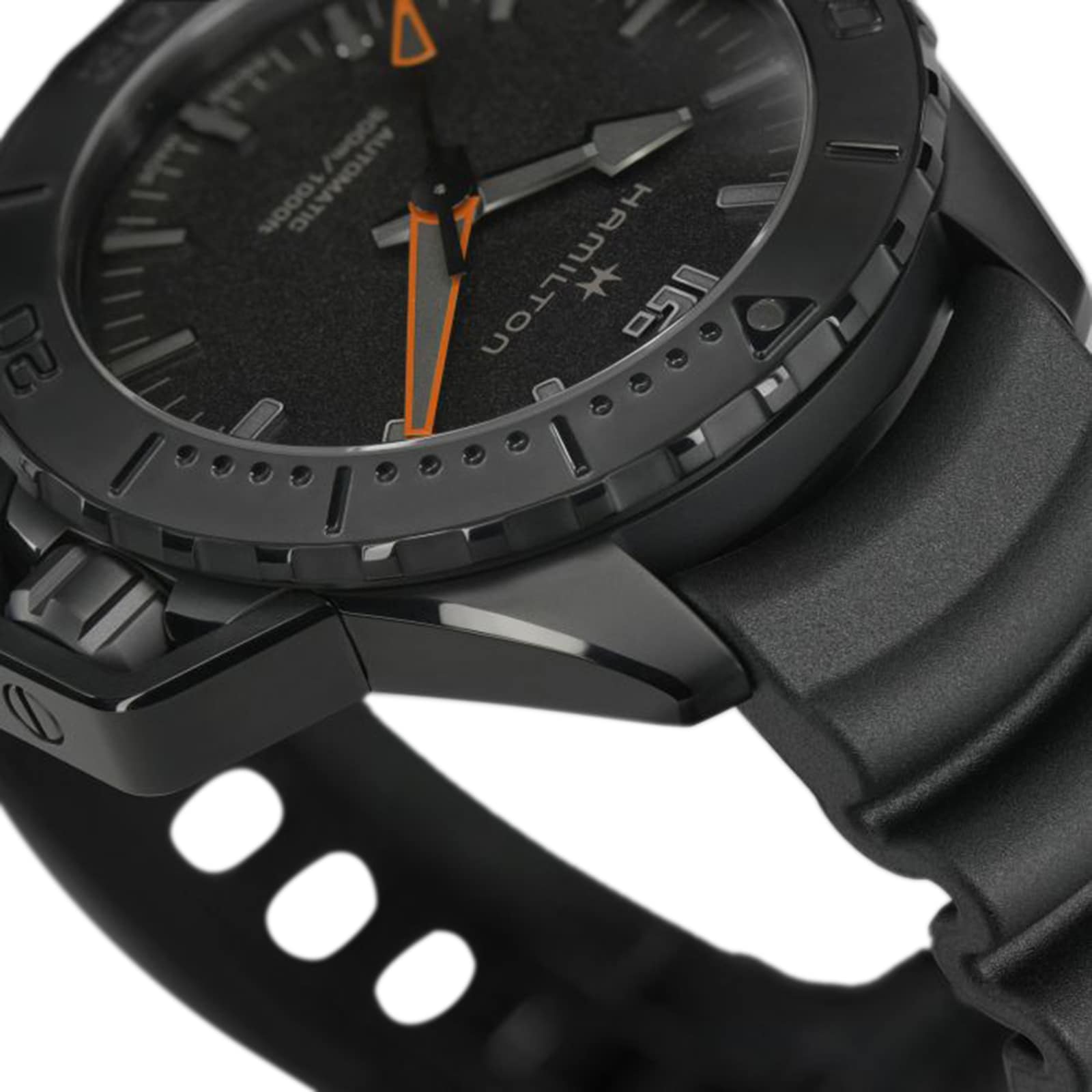 Hamilton Khaki Navy H77845330 Automatic Black Replica Watch - 46mm - Image 4