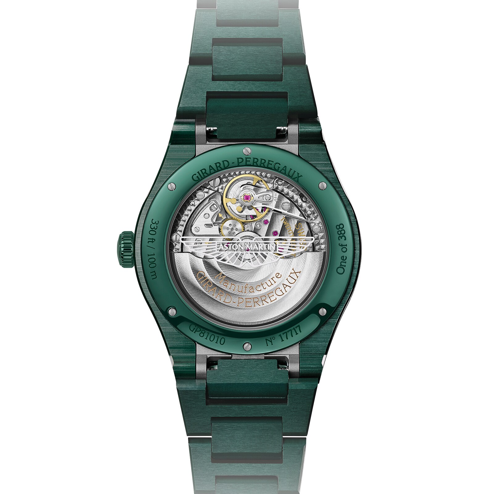 Girard-Perregaux Laureato 42mm Ceramic Automatic Green Watch | Aston Martin - Image 3