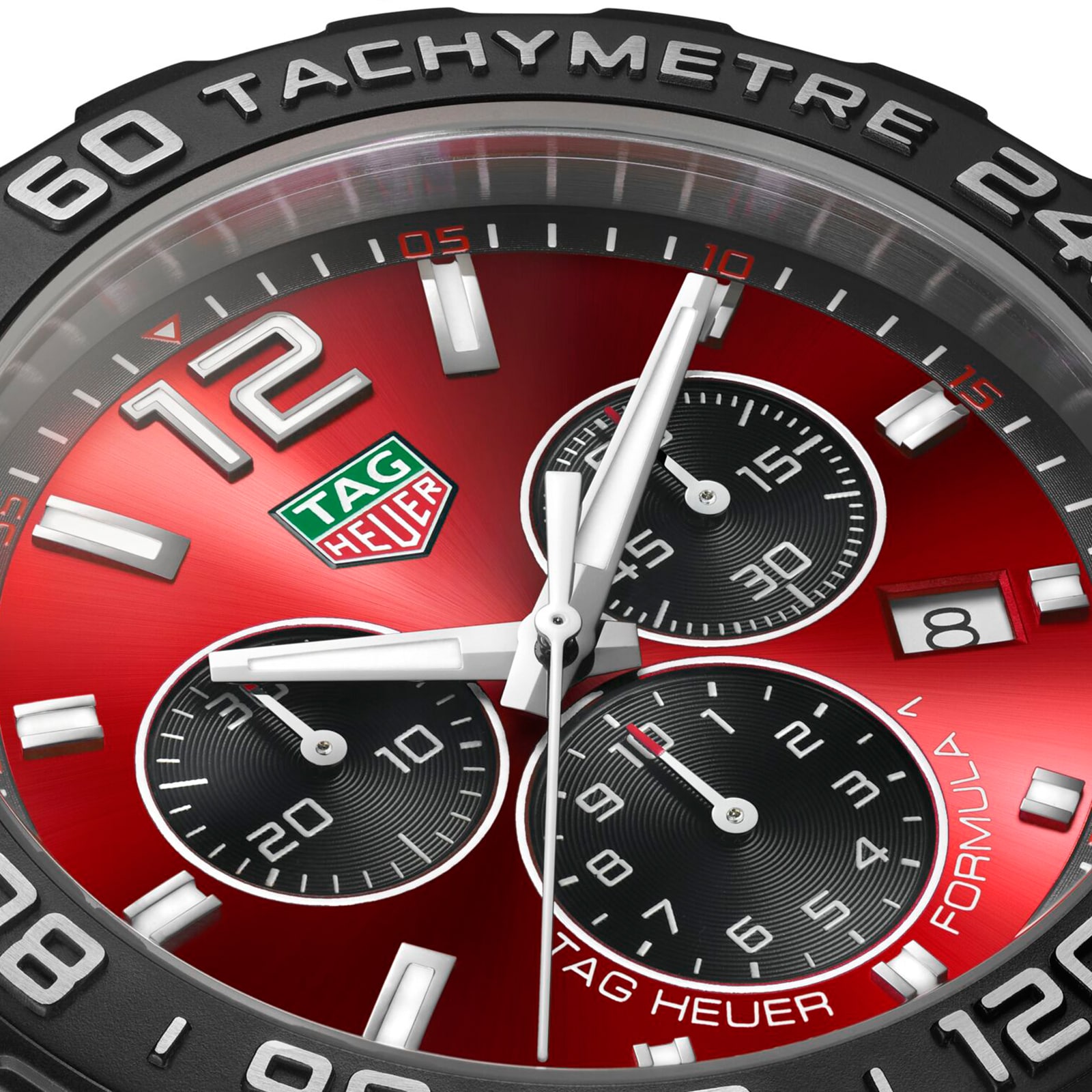 TAG Heuer Formula 1 Red Dial 43mm Stainless Steel Quartz Watch - CAZ101AN - Image 3