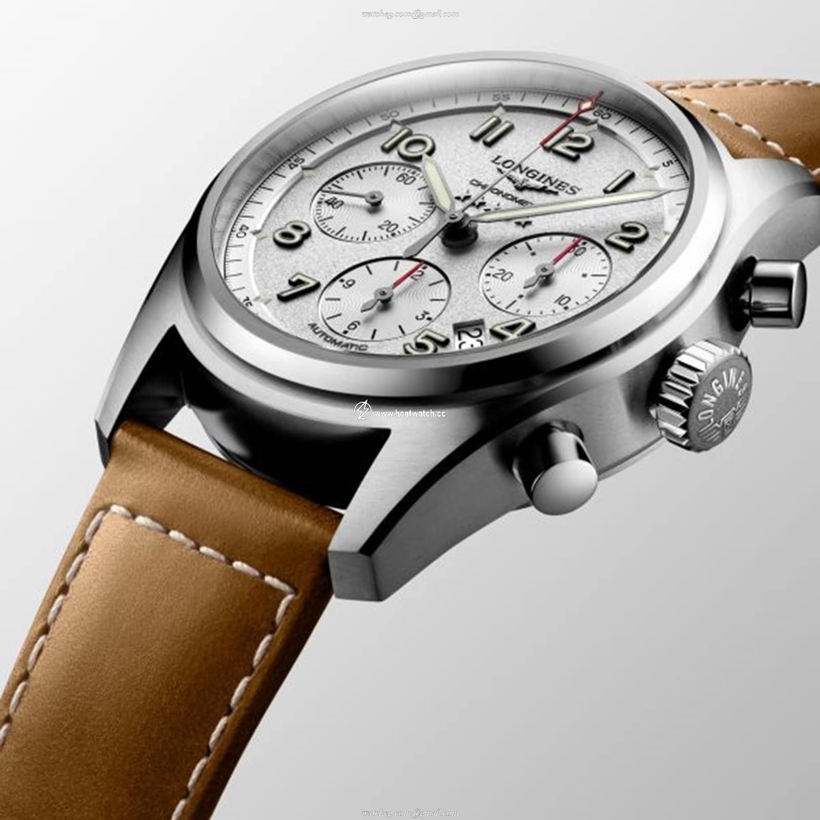 Longines Spirit L38204732 | 42mm Automatic Watch | White Dial Stainless Steel - Image 2