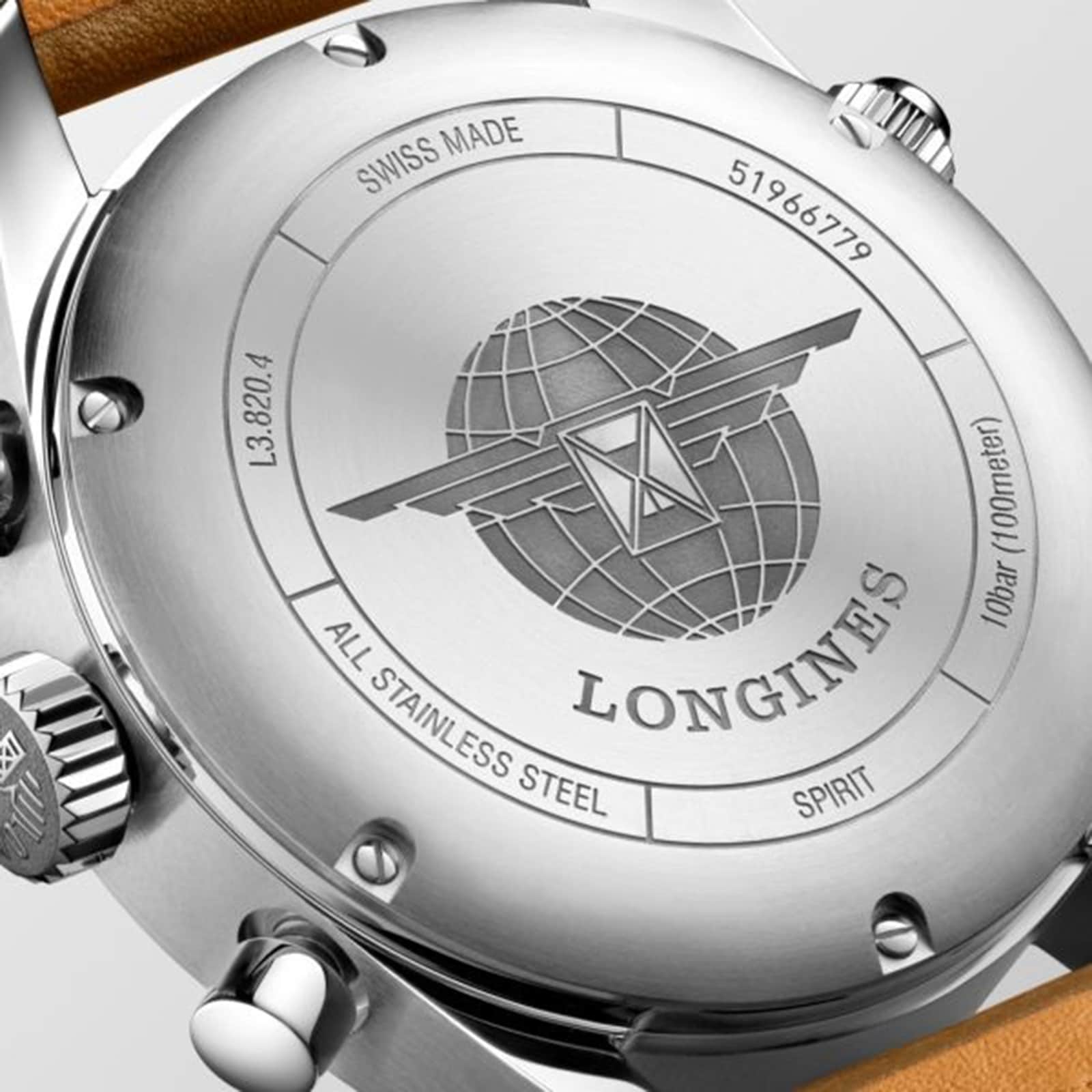 Longines Spirit L38204732 | 42mm Automatic Watch | White Dial Stainless Steel - Image 3