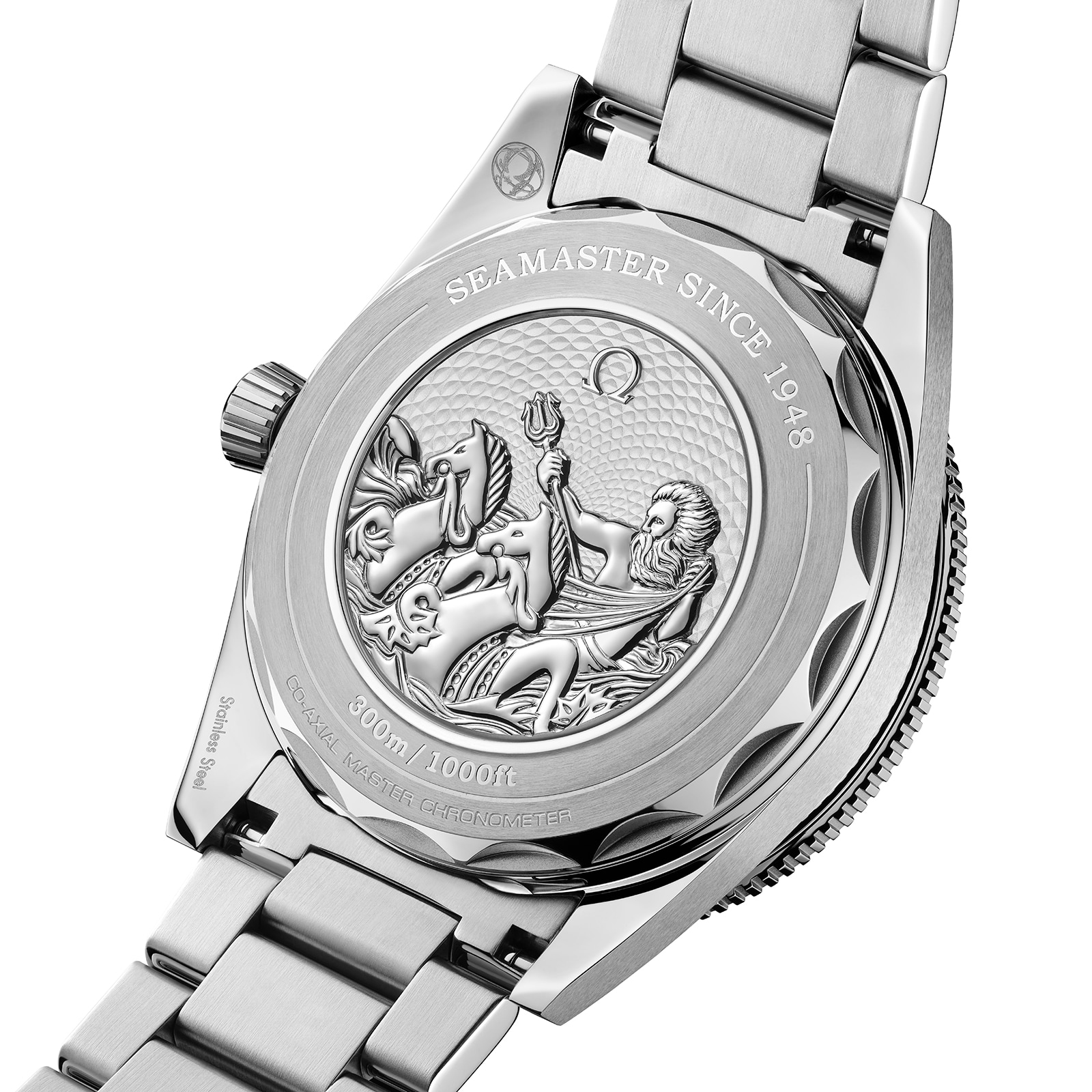 Omega Seamaster 300 Automatic Blue Dial 41mm Stainless Steel Replica Watch - Image 4