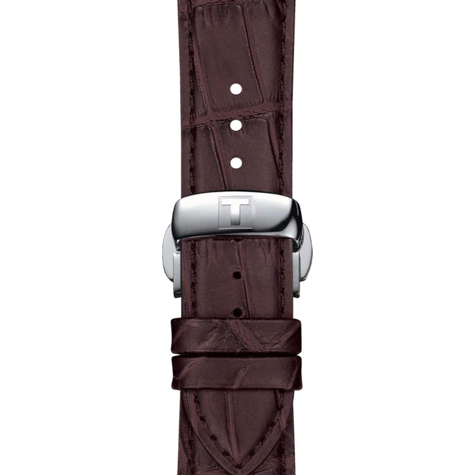 Tissot T-Classic Gentleman Automatic Watch - 40mm Silver Dial | Leather Strap - Image 3