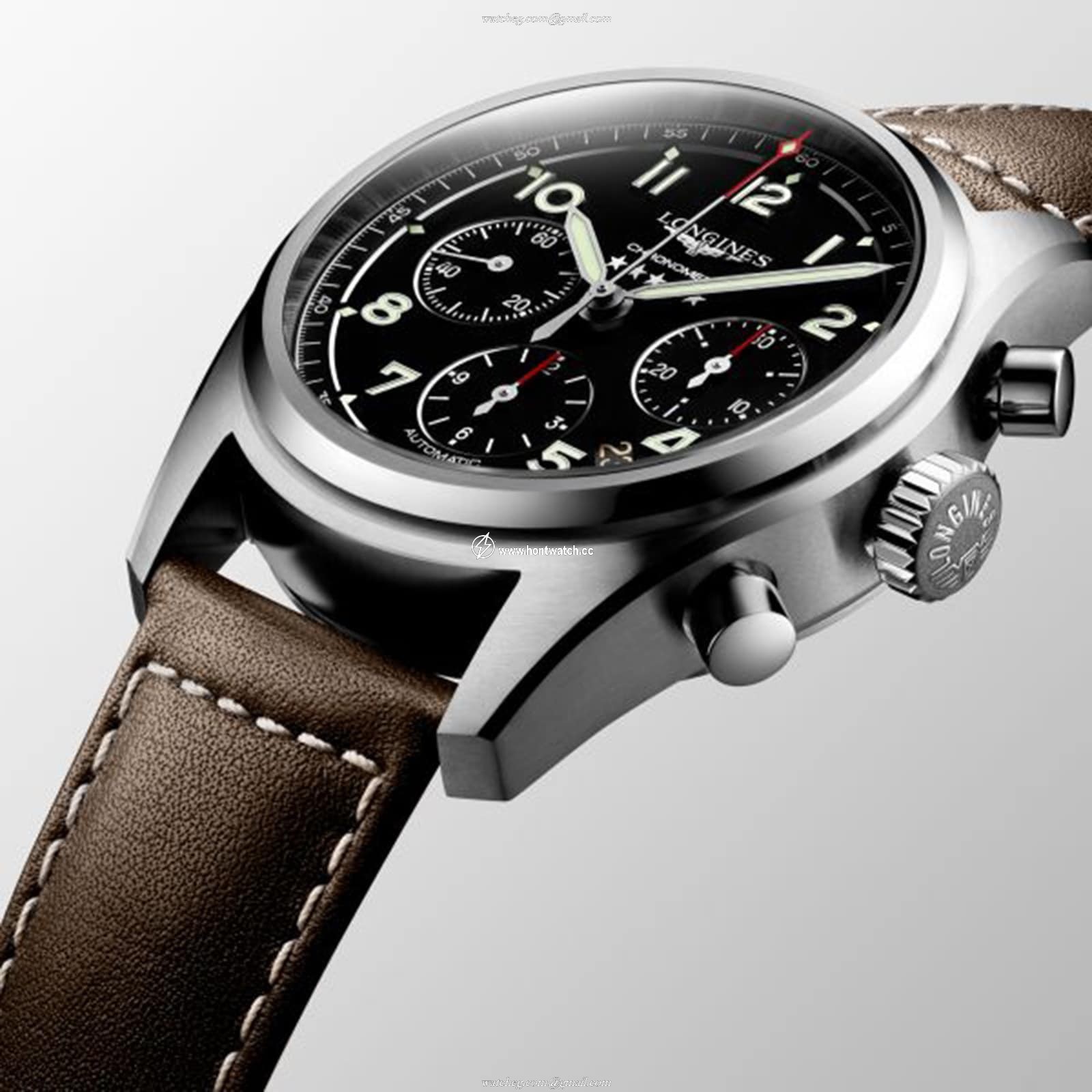 Longines Spirit L38204530 | 42mm Automatic Black Dial | Stainless Steel - Image 2
