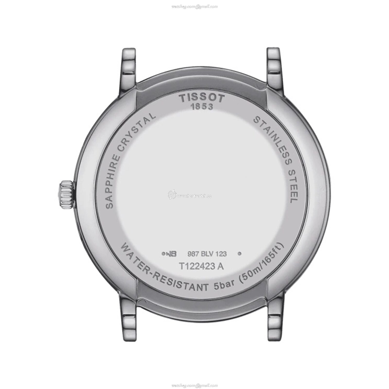 Tissot T-Classic Blue Dial Quartz Watch - 40mm Stainless Steel & Leather - Image 2