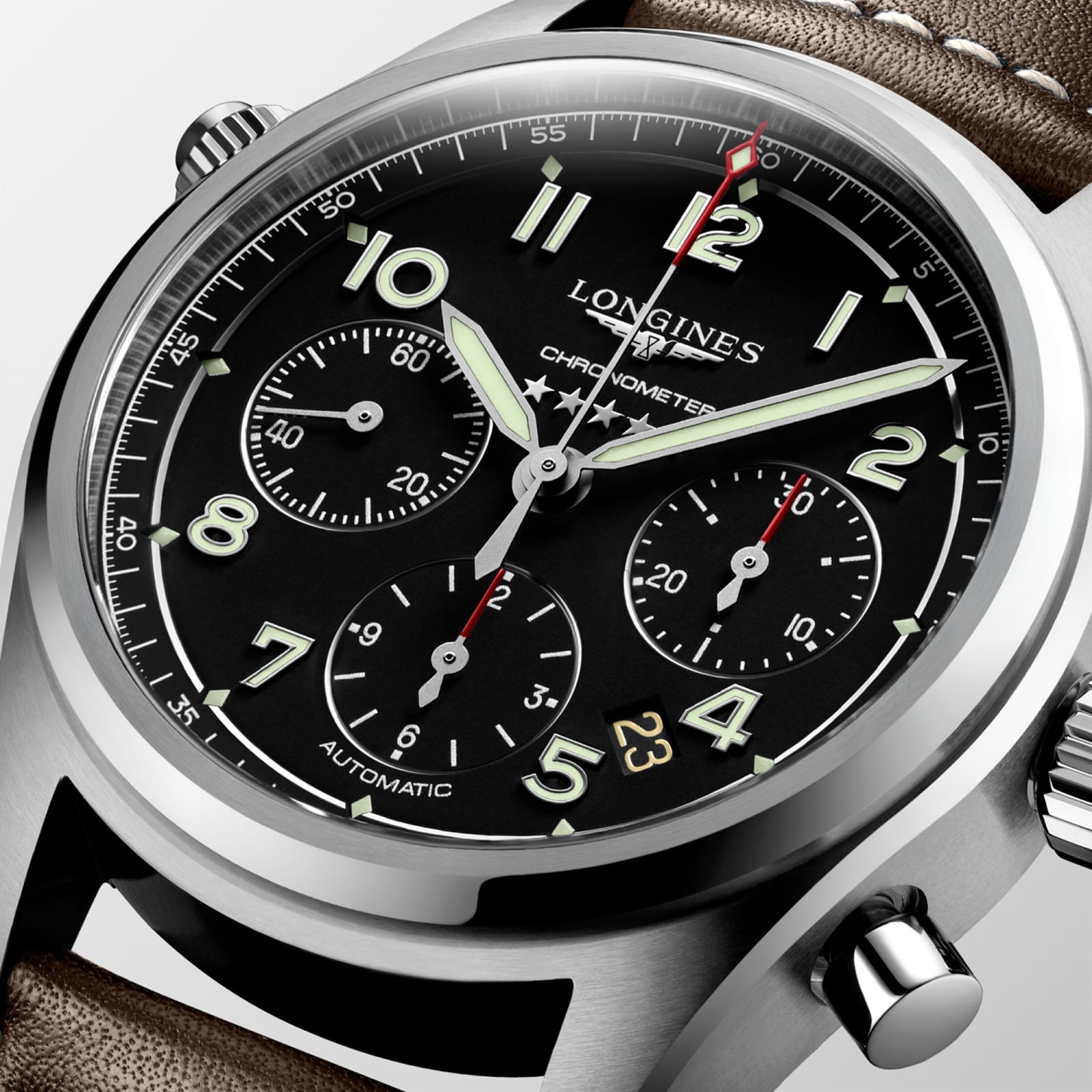 Longines Spirit L38204530 | 42mm Automatic Black Dial | Stainless Steel - Image 4