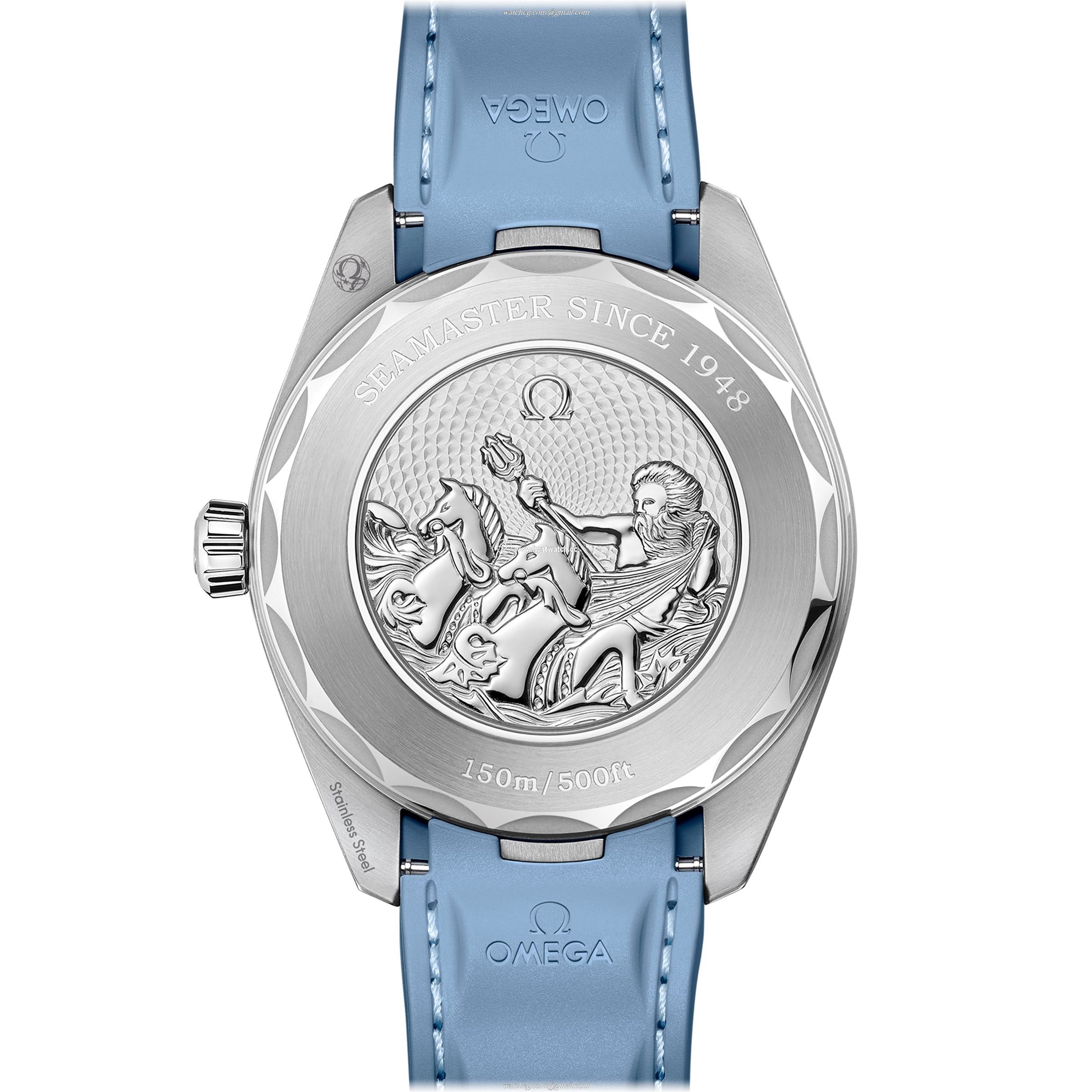 Omega Seamaster Aqua Terra 43mm Automatic Blue Dial Stainless Steel Watch - Image 2