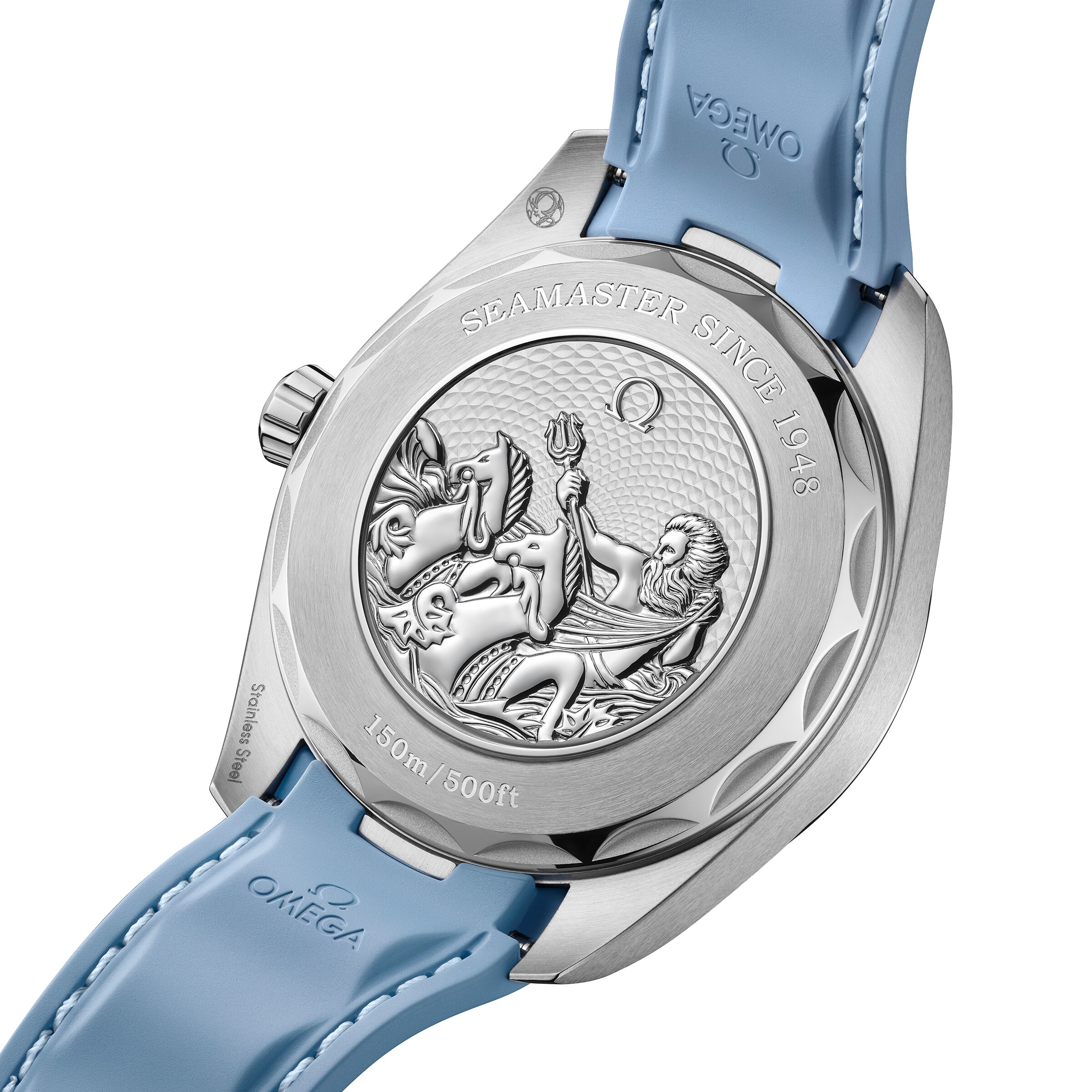 Omega Seamaster Aqua Terra 43mm Automatic Blue Dial Stainless Steel Watch - Image 4