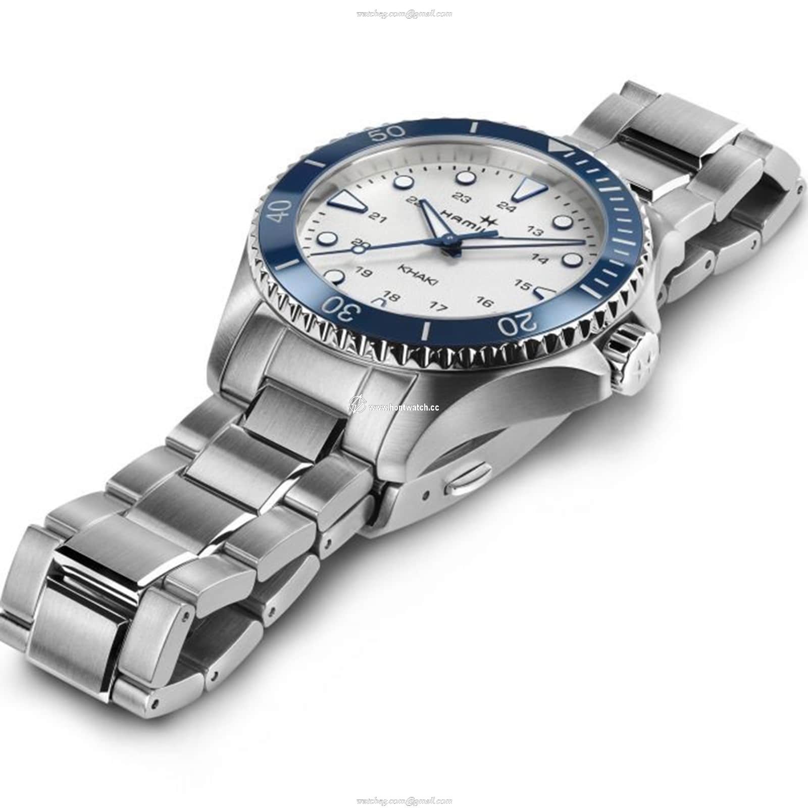 Hamilton Khaki Navy H82231150 | 37mm Silver Dial | Quartz | 100M Water Resistant - Image 2