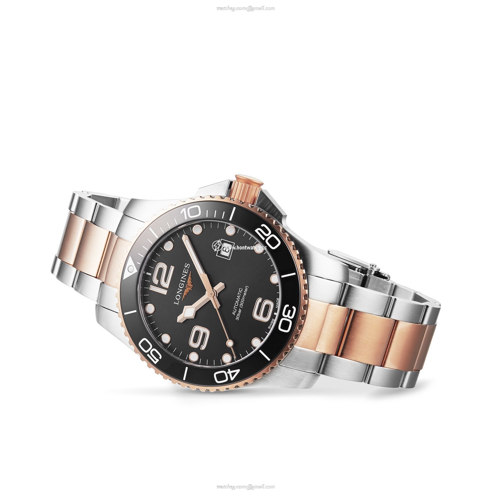 Longines HydroConquest L37823587 | 43mm Automatic Black Dial | 300M Water Resistant - Image 2