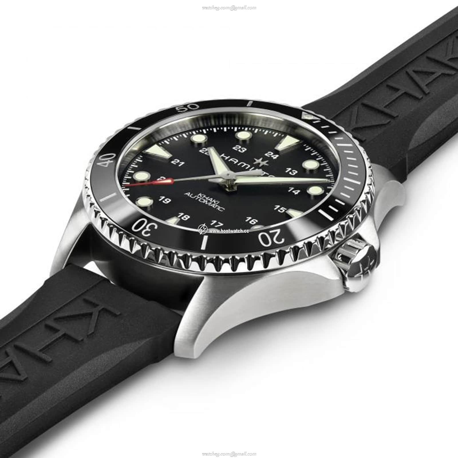 Hamilton Khaki Navy H82515330 Automatic Black - 43mm Stainless Steel - Image 2