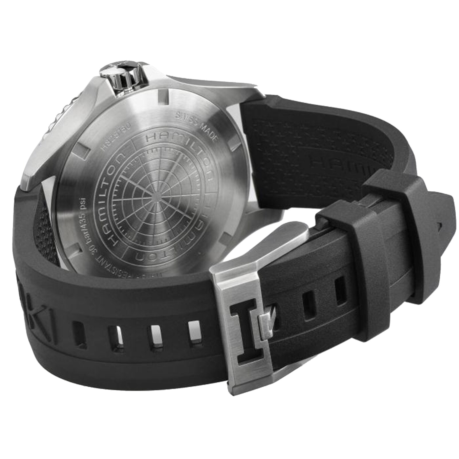Hamilton Khaki Navy H82515330 Automatic Black - 43mm Stainless Steel - Image 4