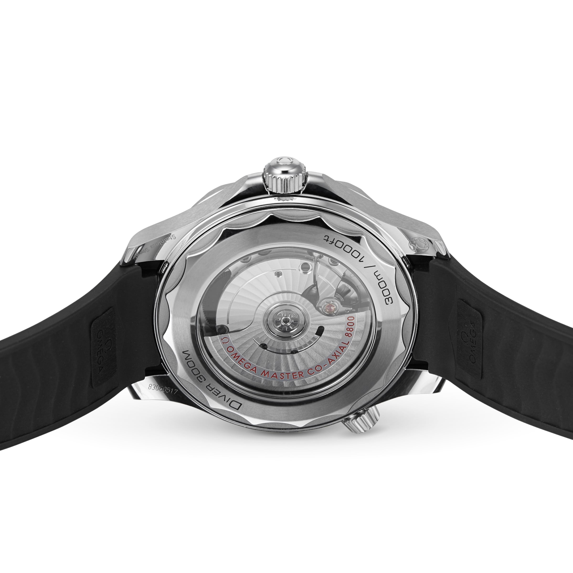Omega Seamaster Diver 300M 42mm Automatic White Dial - Stainless Steel & Rubber Strap - Image 4
