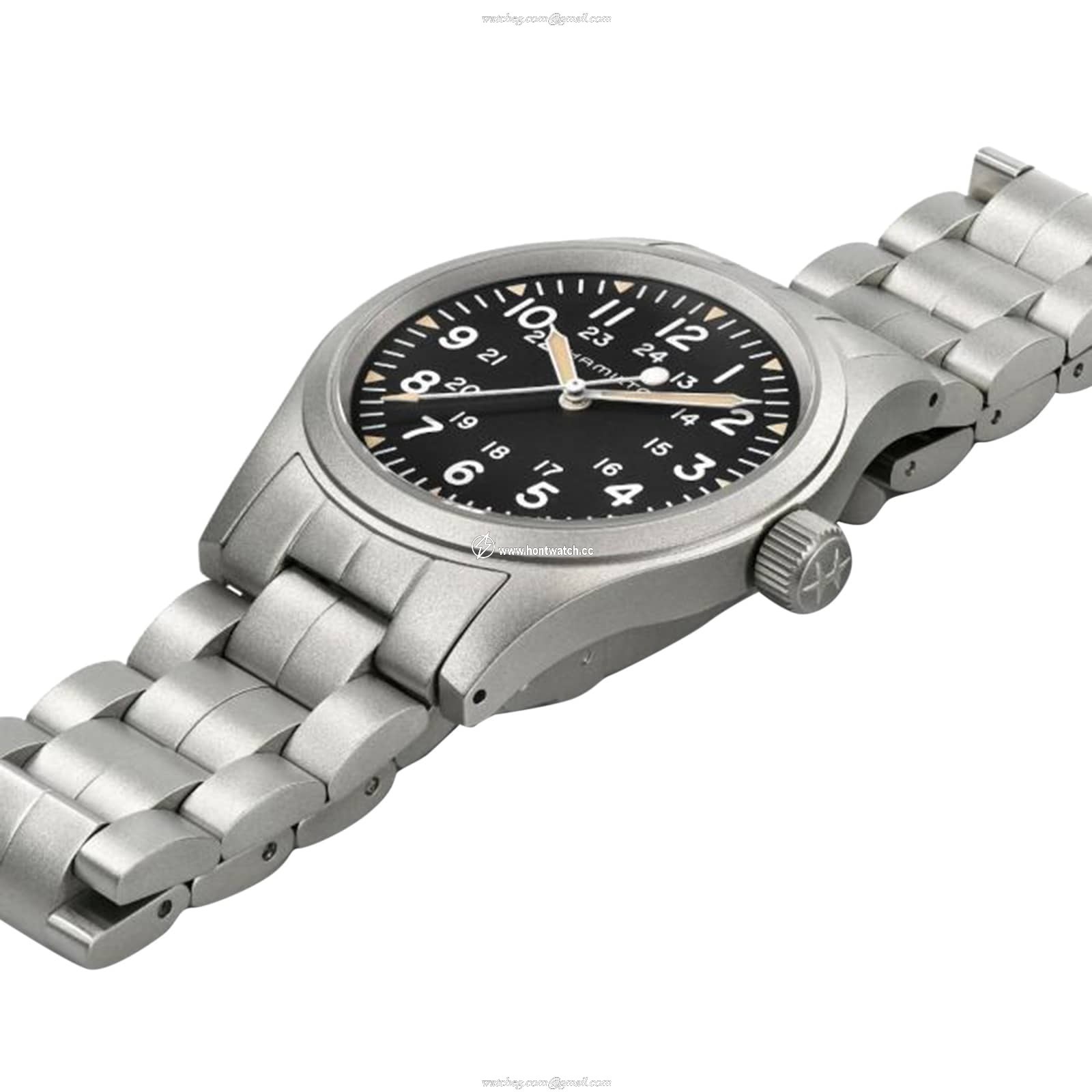 Hamilton Khaki Field H69439131 | 38mm Black Dial | Manual Winding Watch - Image 2