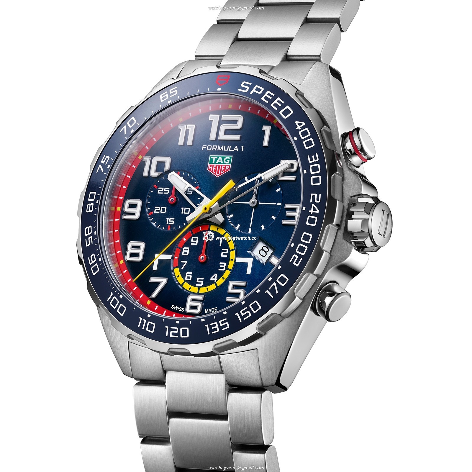 TAG Heuer Formula 1 CAZ101AL Blue Dial 43mm Quartz Watch - Stainless Steel - Image 2