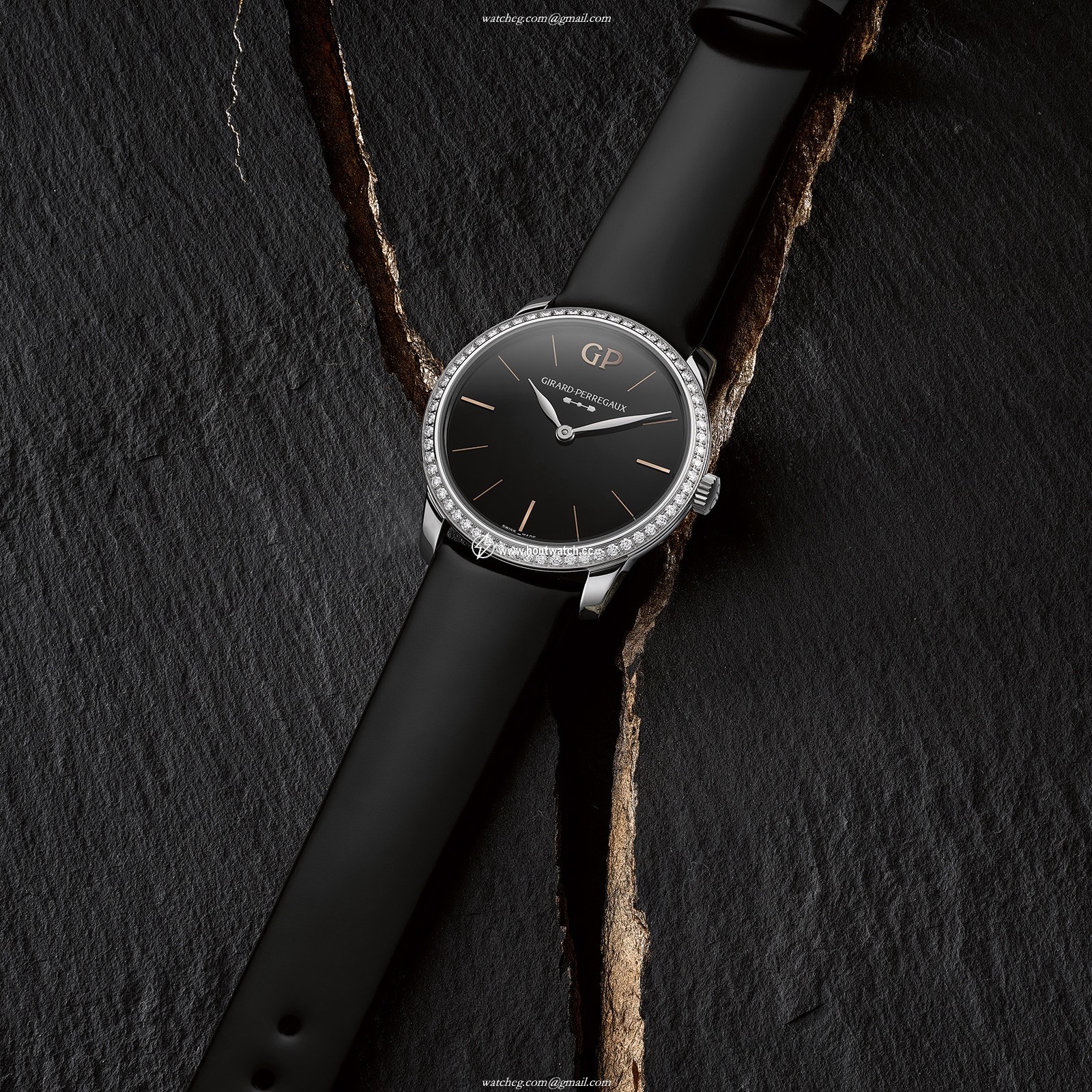 Girard-Perregaux 1966 Onyx Dial | 30mm Automatic Watch | Stainless Steel - Image 2