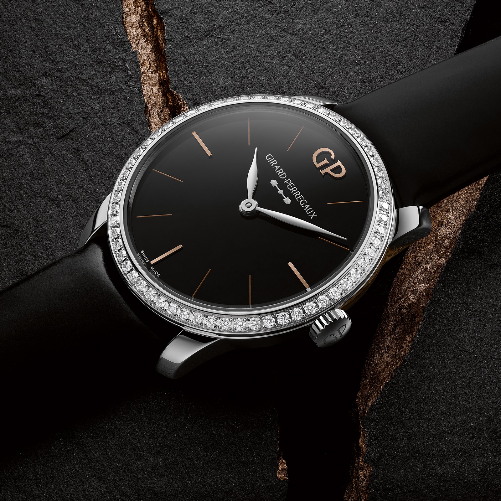 Girard-Perregaux 1966 Onyx Dial | 30mm Automatic Watch | Stainless Steel - Image 3