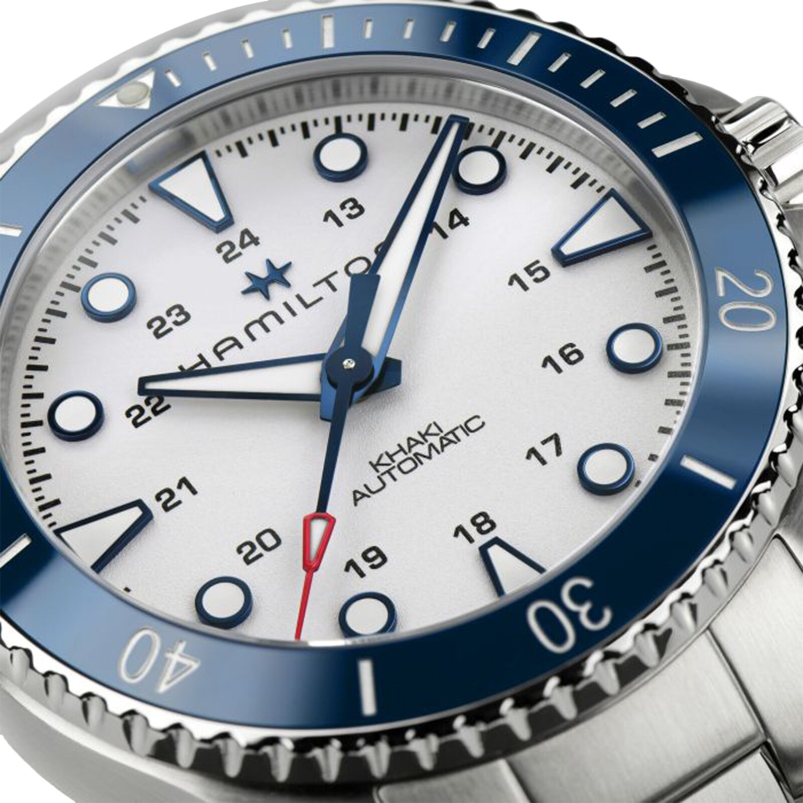 Hamilton Khaki Navy H82505150 Automatic - White Dial - 43mm Stainless Steel - Image 4