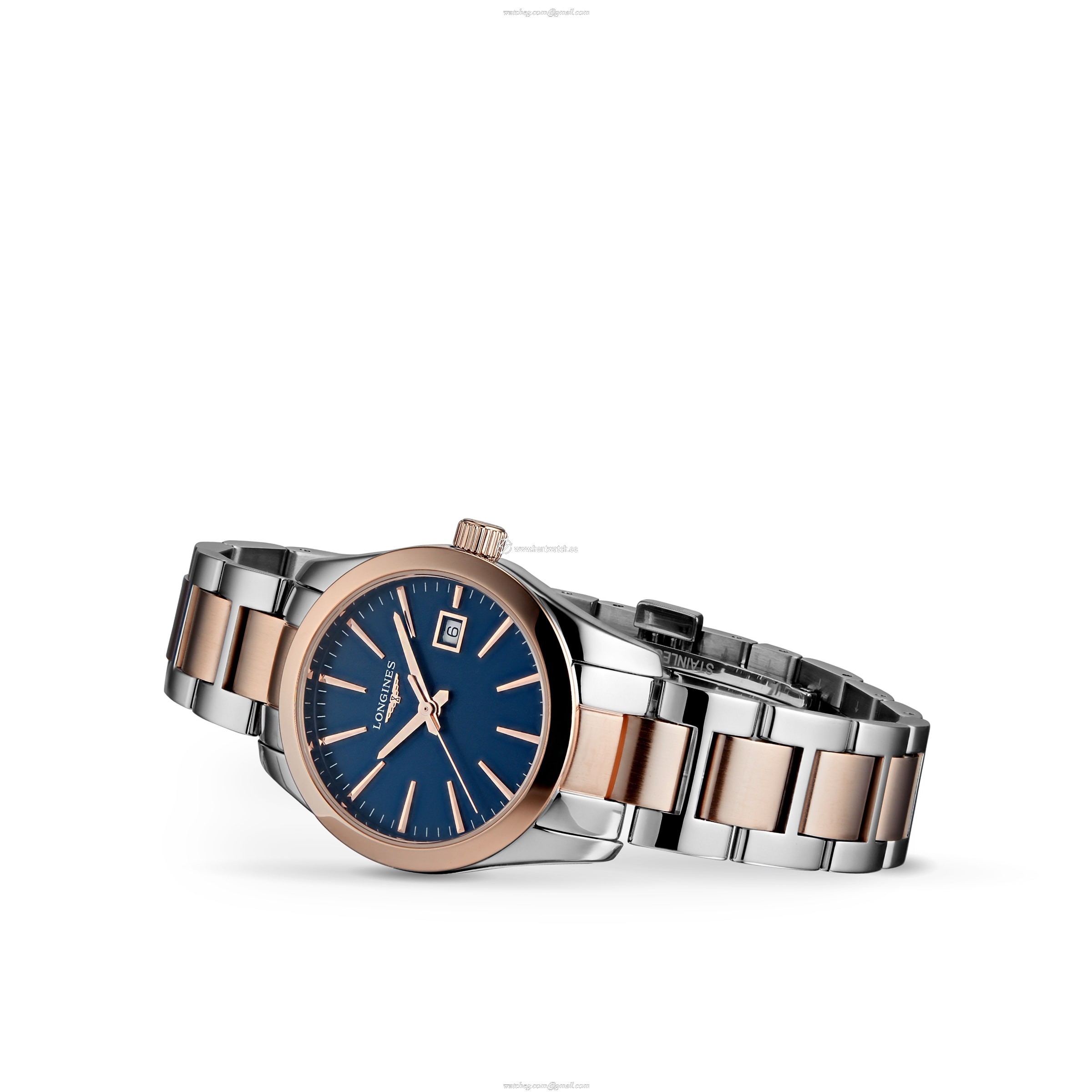 Longines Conquest L22863927 | Blue Dial Quartz Watch | 29.5mm Bicoloured - Image 2