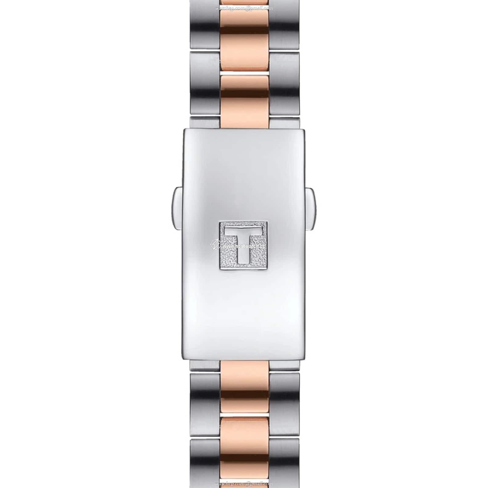 Tissot T-Classic PR 100 Sport | 36mm Grey Dial | Stainless Steel & Rose Gold - Image 2
