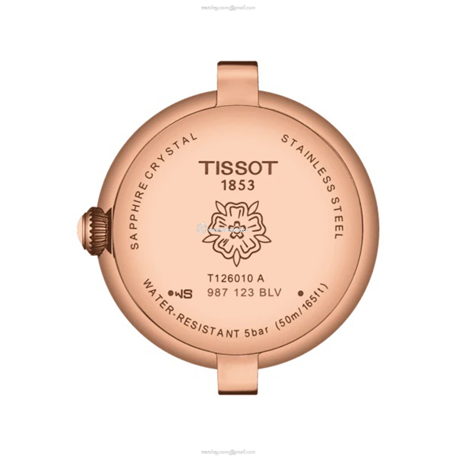 Tissot T-My Lady | 26mm Silver Dial | Rose Gold & Steel | Quartz Watch - Image 2