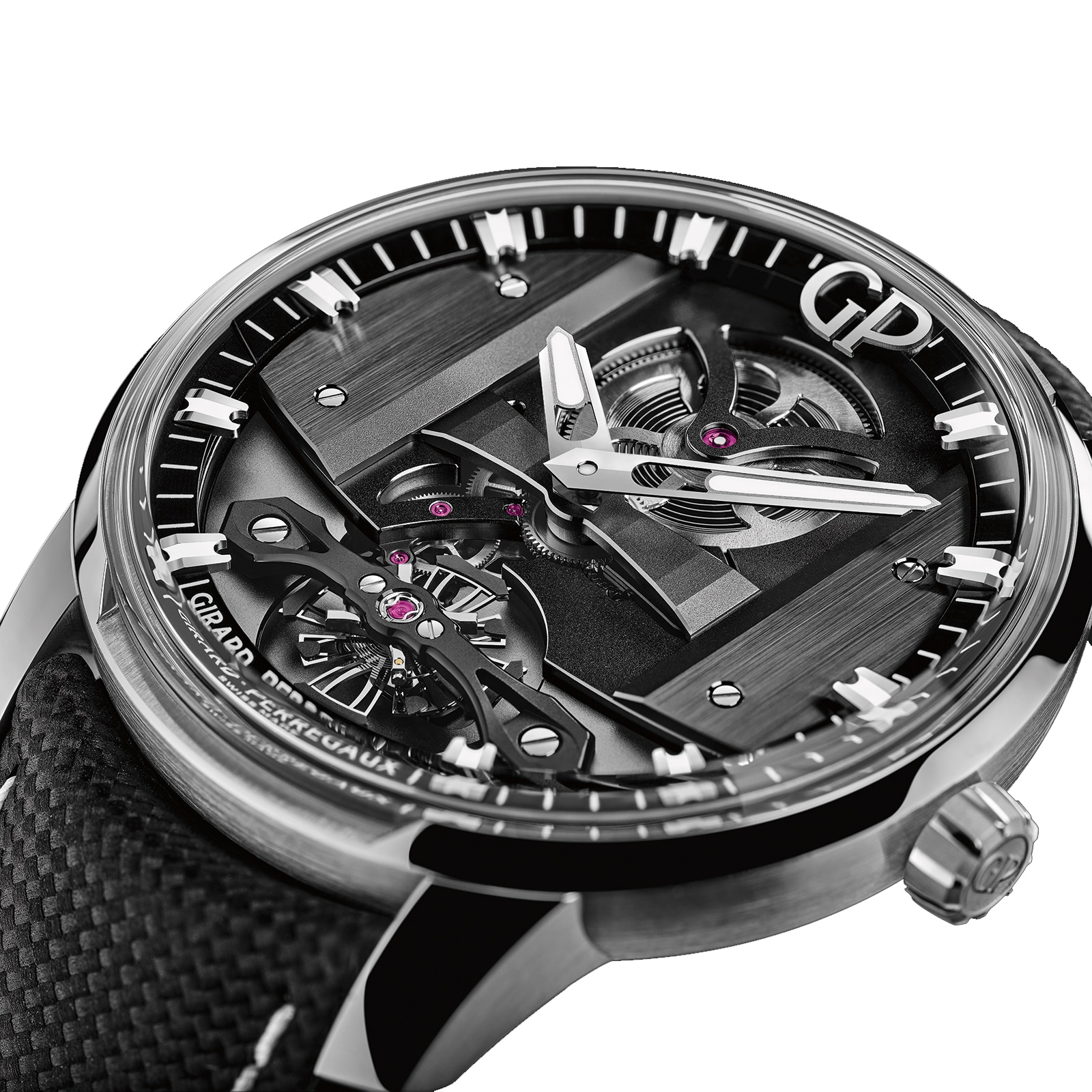 Girard-Perregaux Free Bridge Automatic Watch - 44mm Stainless Steel - Image 3