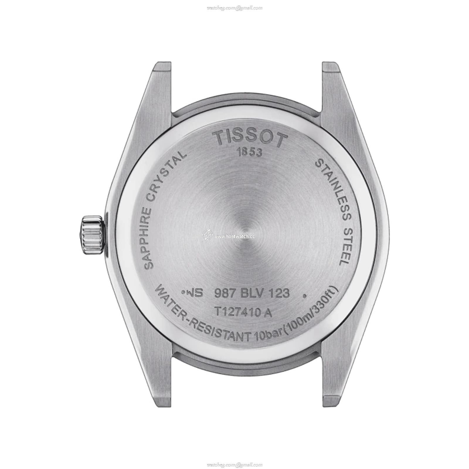 Tissot T-Classic Gentleman Quartz Watch - 40mm Black Dial Stainless Steel - Image 2