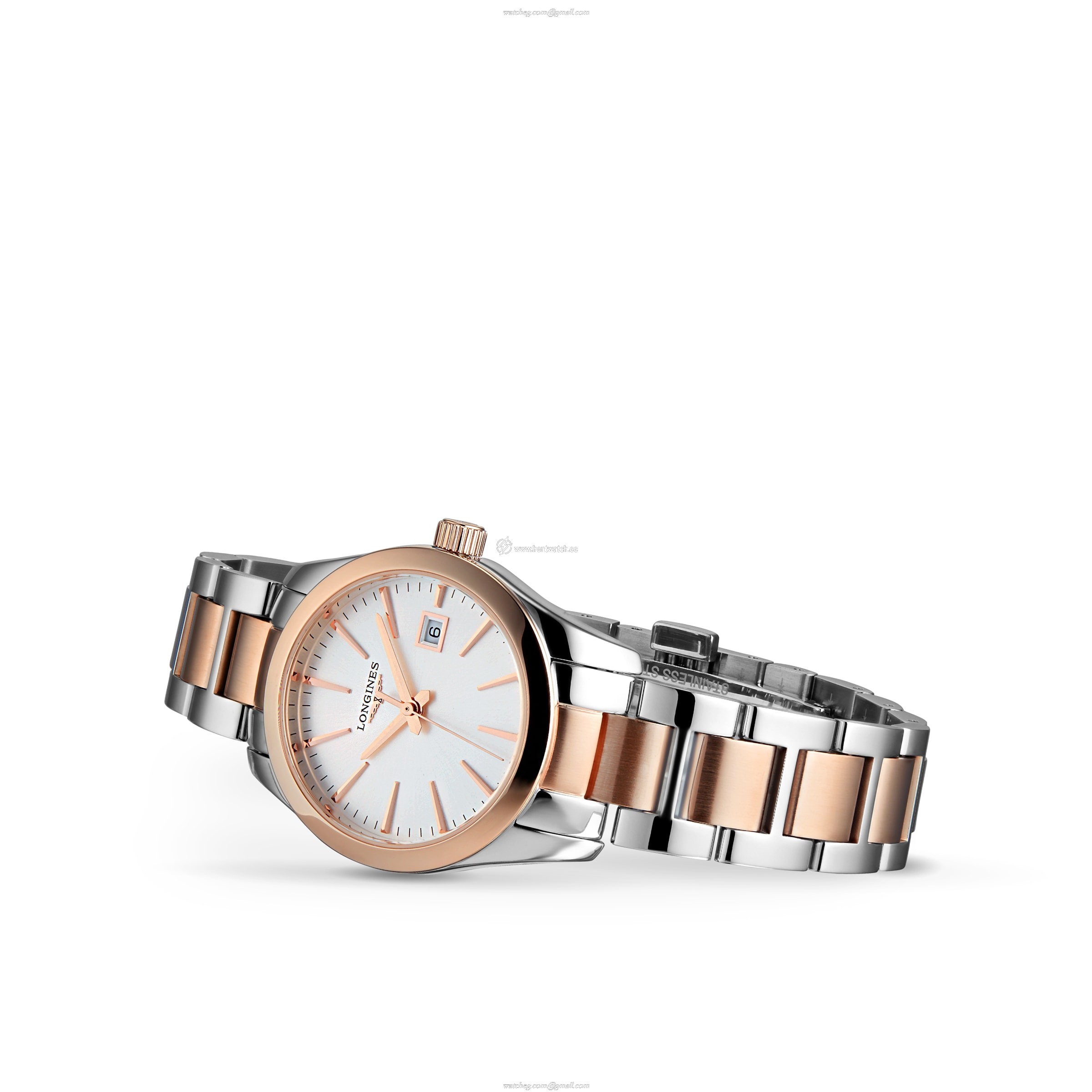 Longines Conquest L22863727 | 29.5mm Silver Dial | Bicoloured Quartz Watch - Image 2