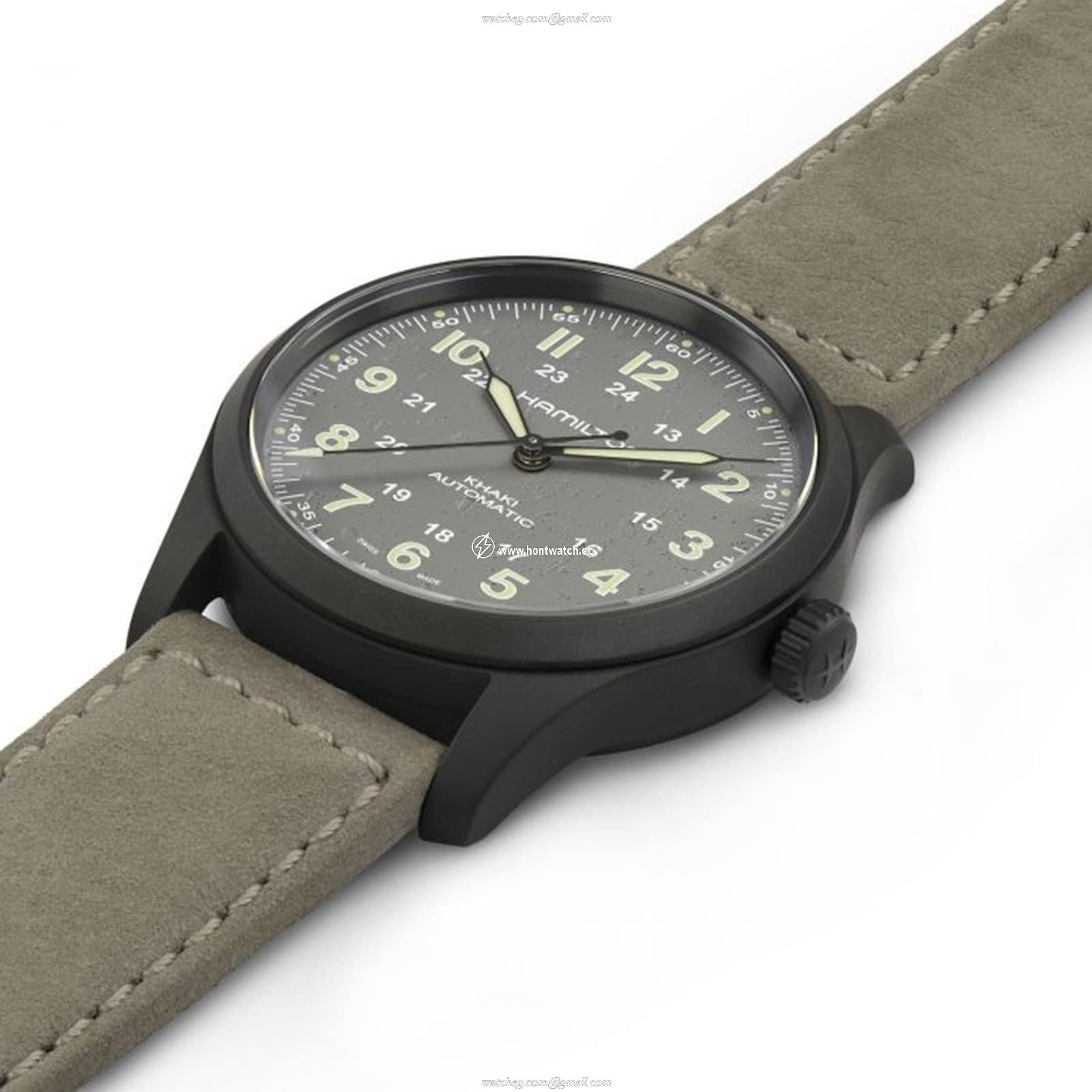 Hamilton Khaki Field Titanium Automatic Grey Replica - 38mm Case | H70215880 - Image 2