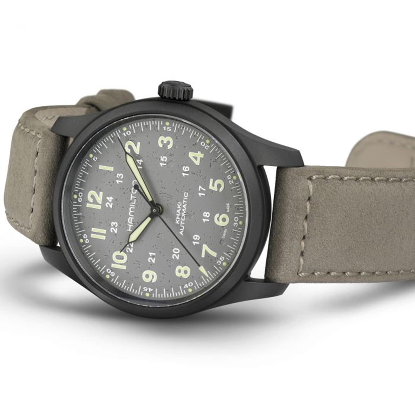 Hamilton Khaki Field Titanium Automatic Grey Replica - 38mm Case | H70215880 - Image 3