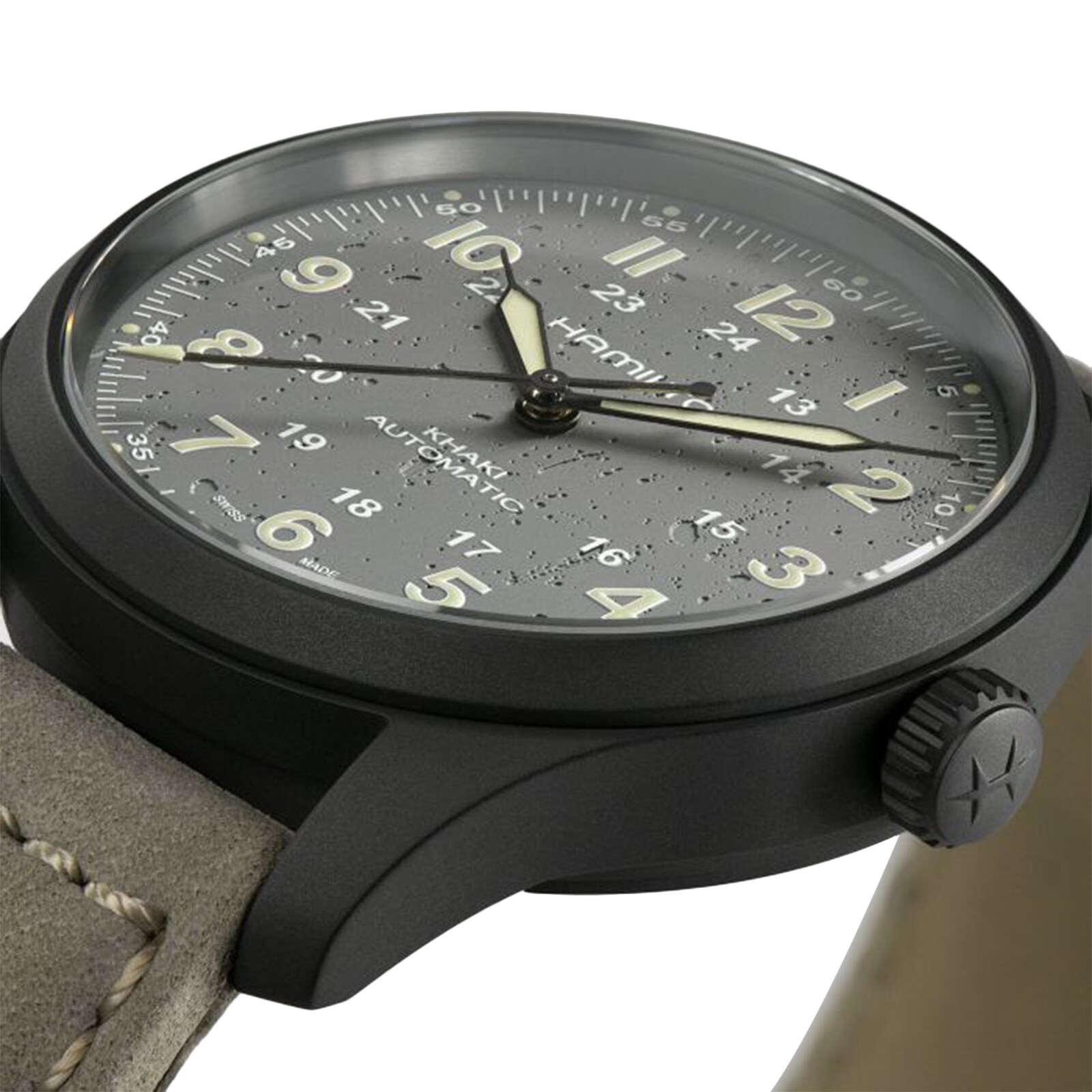 Hamilton Khaki Field Titanium Automatic Grey Replica - 38mm Case | H70215880 - Image 4