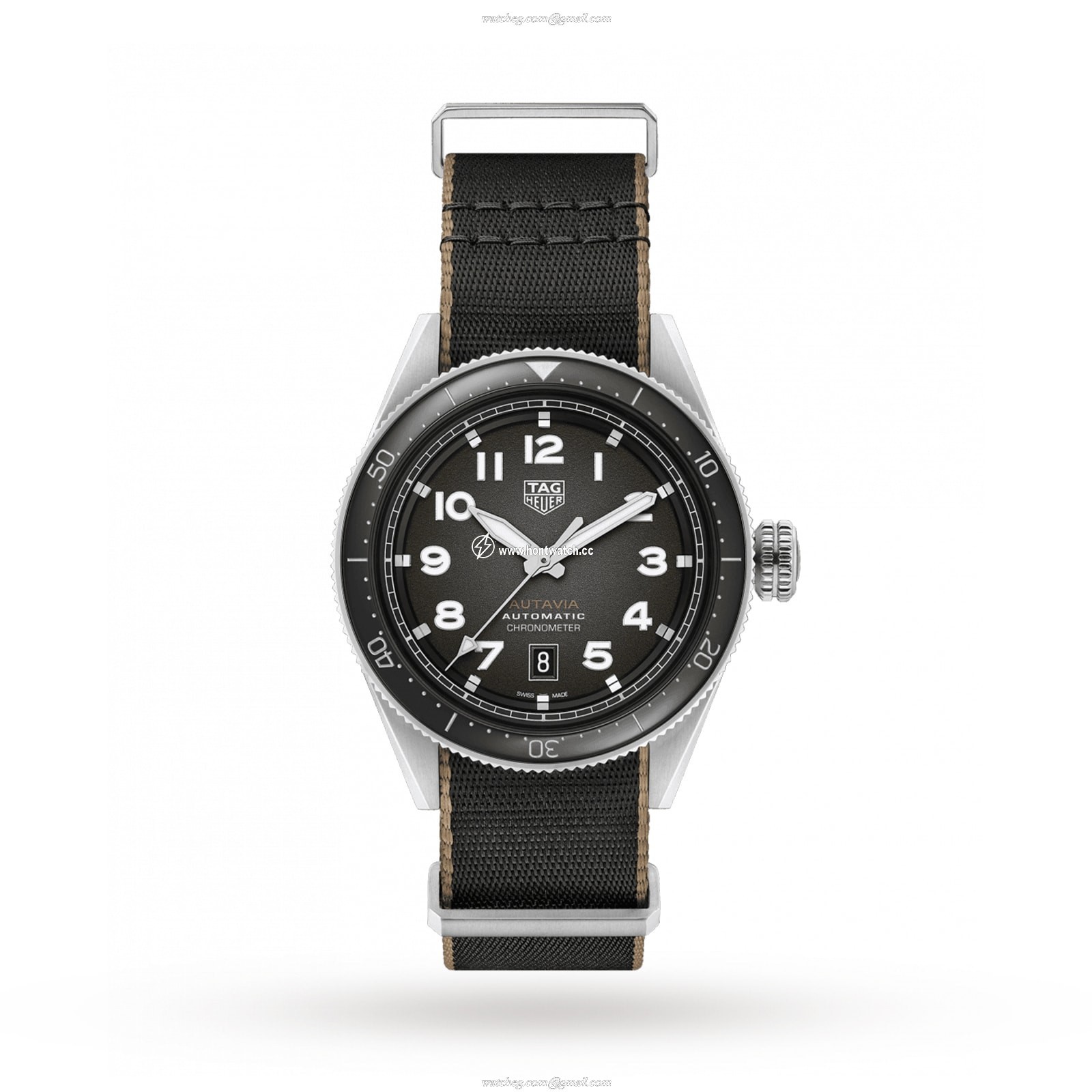 TAG Heuer Autavia Automatic Watch - 42mm Black Dial - Stainless Steel - Image 2
