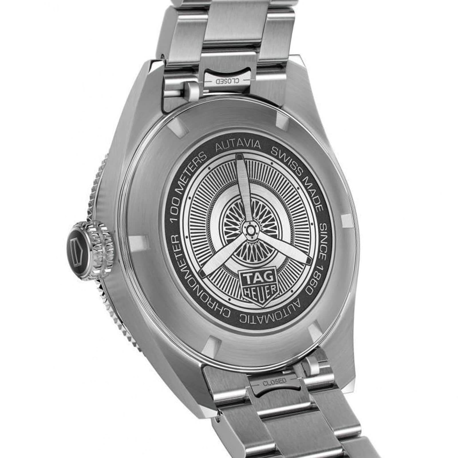 TAG Heuer Autavia Automatic Watch - 42mm Black Dial - Stainless Steel - Image 3
