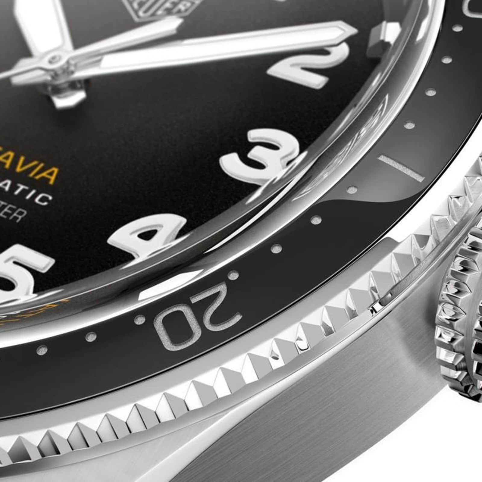 TAG Heuer Autavia Automatic Watch - 42mm Black Dial - Stainless Steel - Image 4