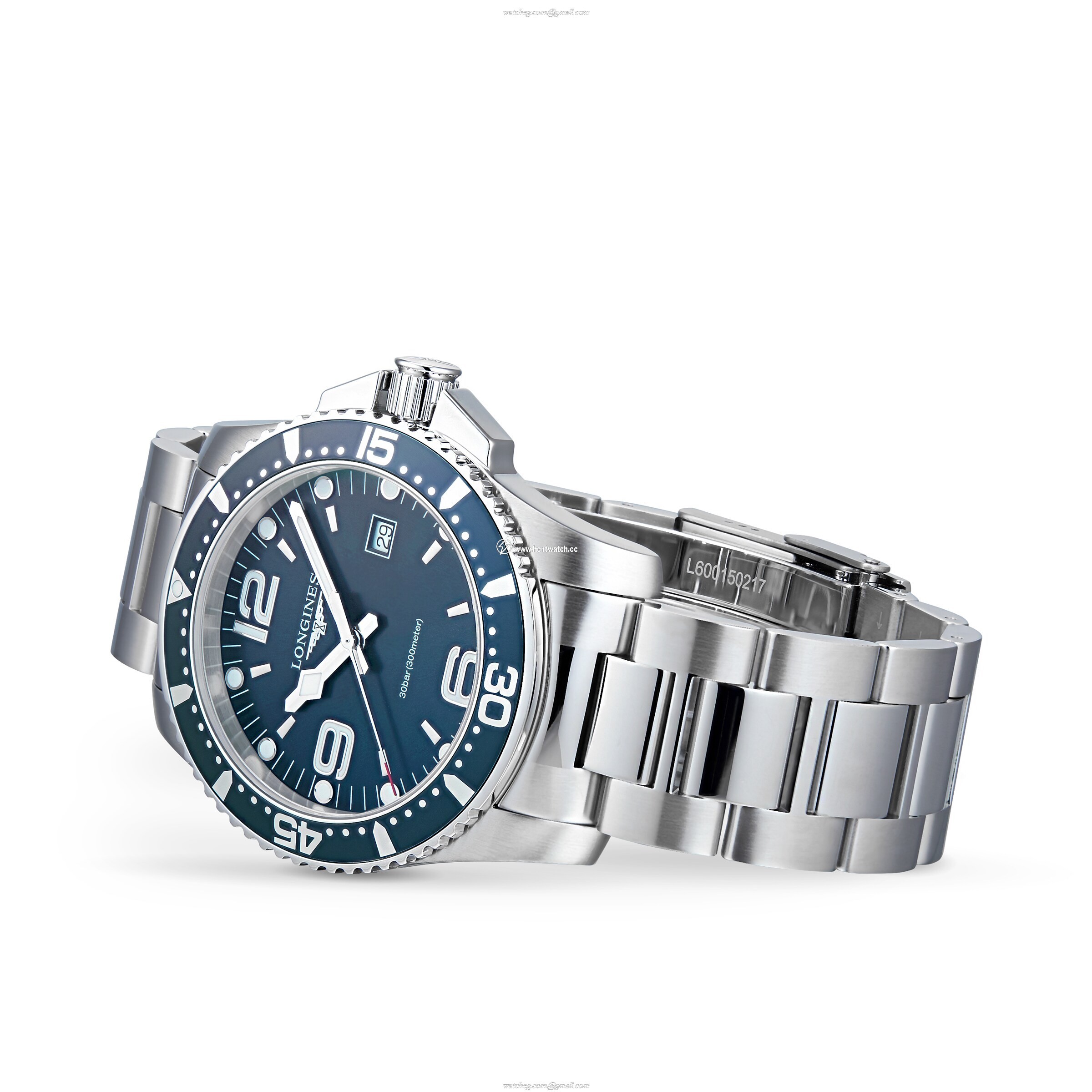 Longines HydroConquest L38404966 | 44mm Blue Dial | Quartz | 300m Water Resistant - Image 2