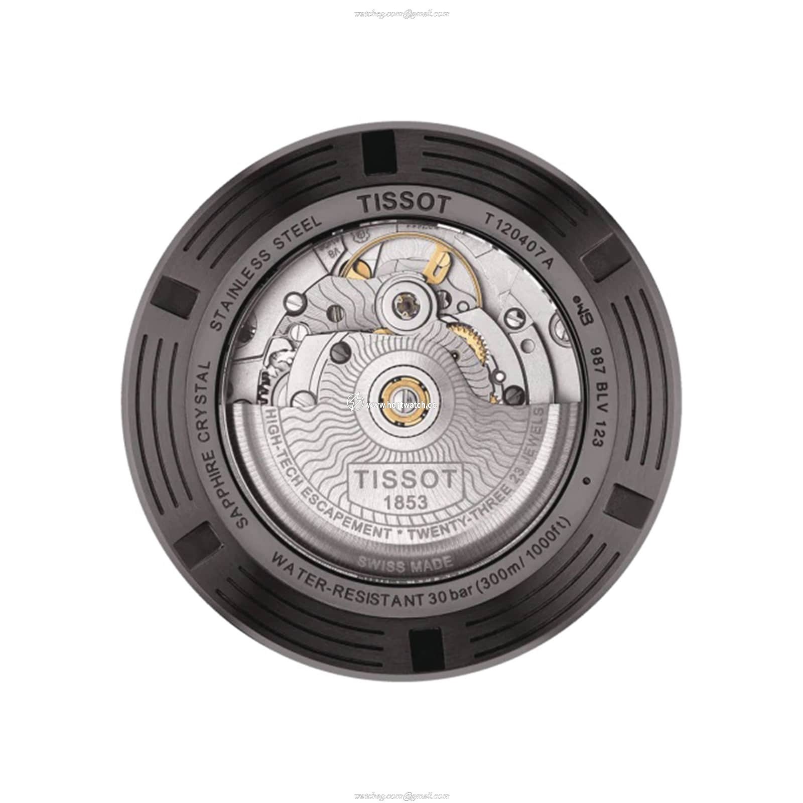 Tissot T-Sport Seastar Automatic Black - 43mm Stainless Steel & PVD - Image 2