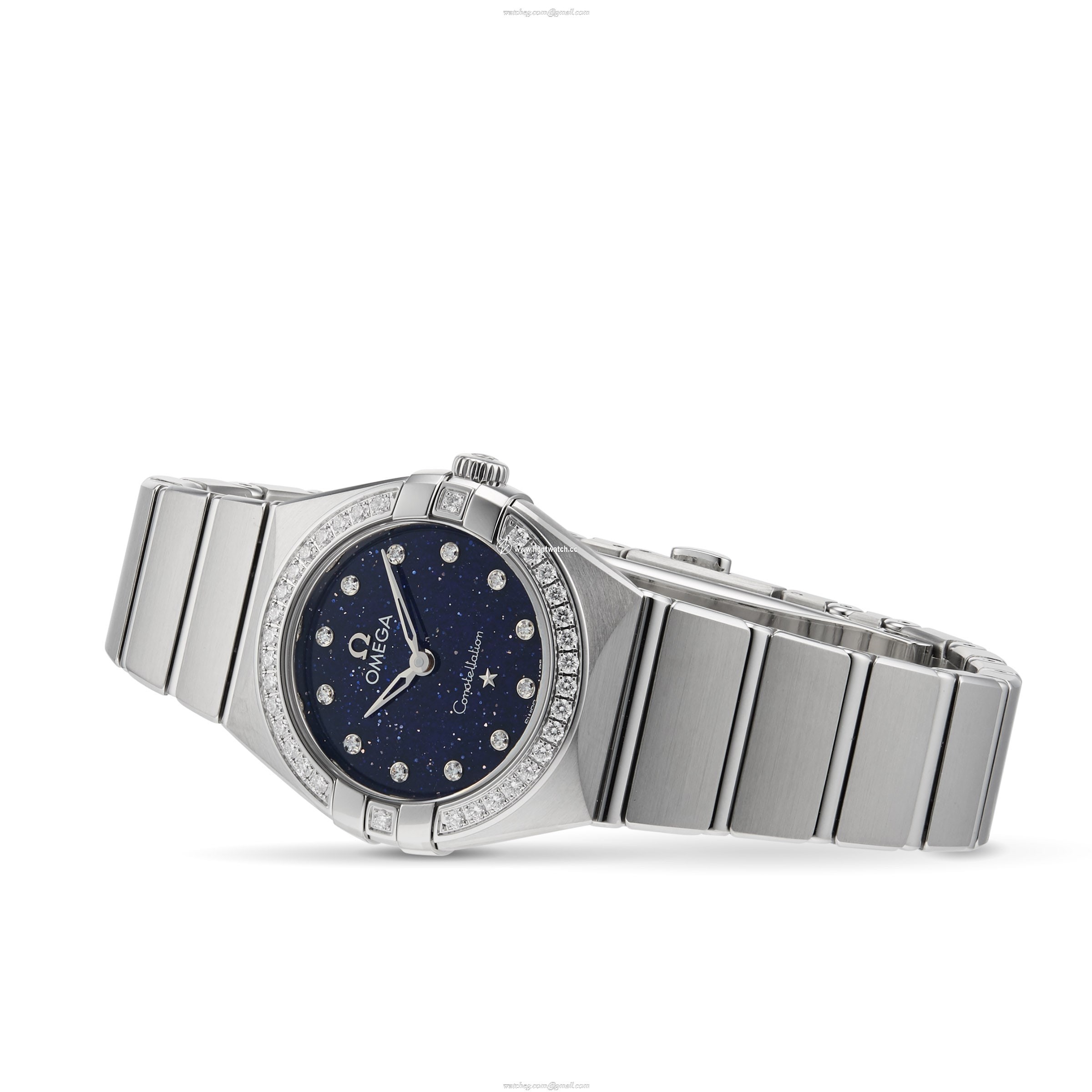 Omega Constellation Replica - 25mm Stainless Steel Quartz Watch - Blue Dial - Image 2
