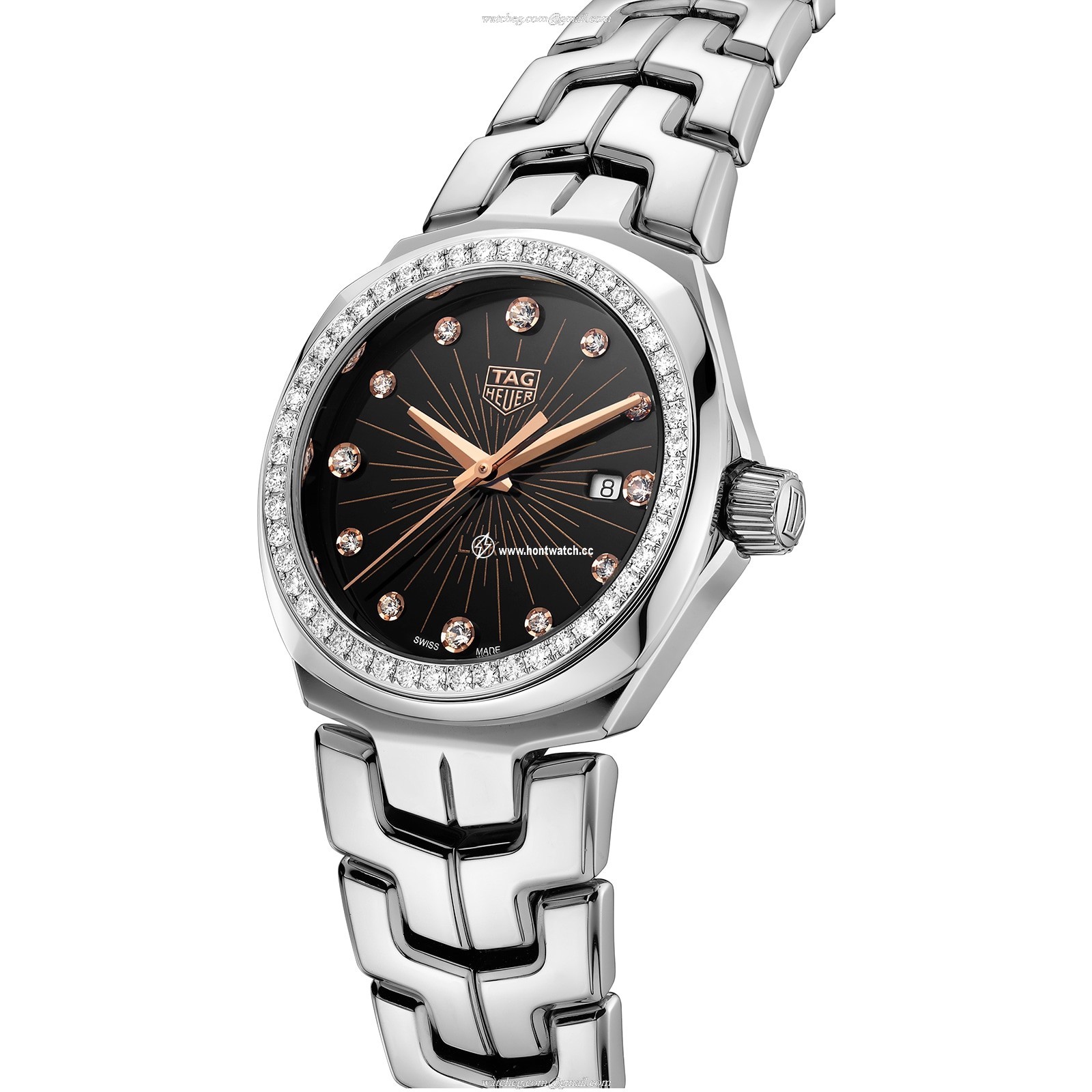 TAG Heuer Link WBC131G.BA0649 | 32mm Steel & Diamond Watch | Quartz - Image 2