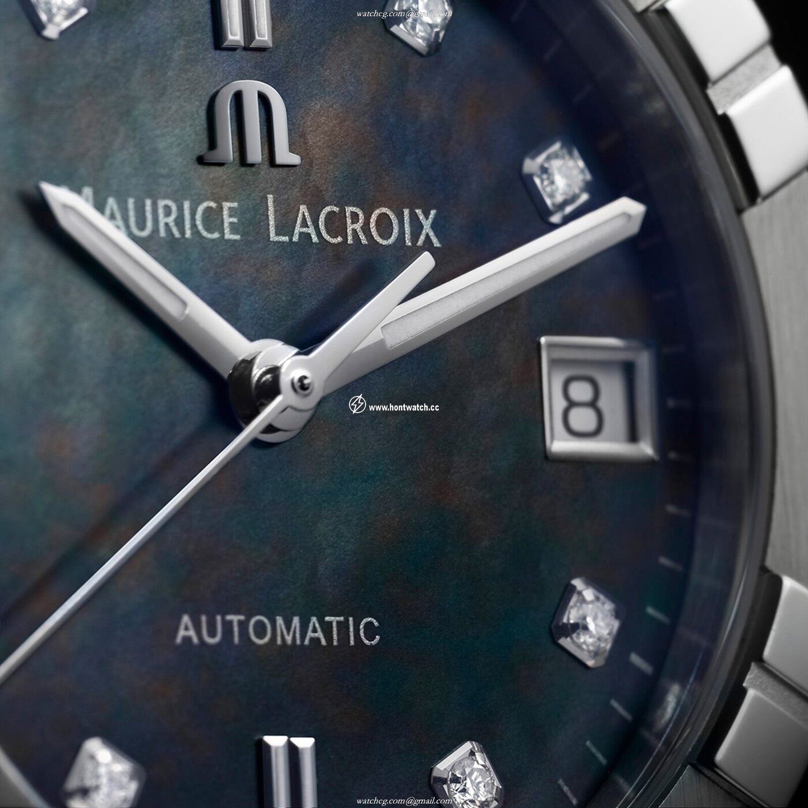Maurice Lacroix Aikon Automatic Black Dial - 35mm Stainless Steel Watch - Image 2
