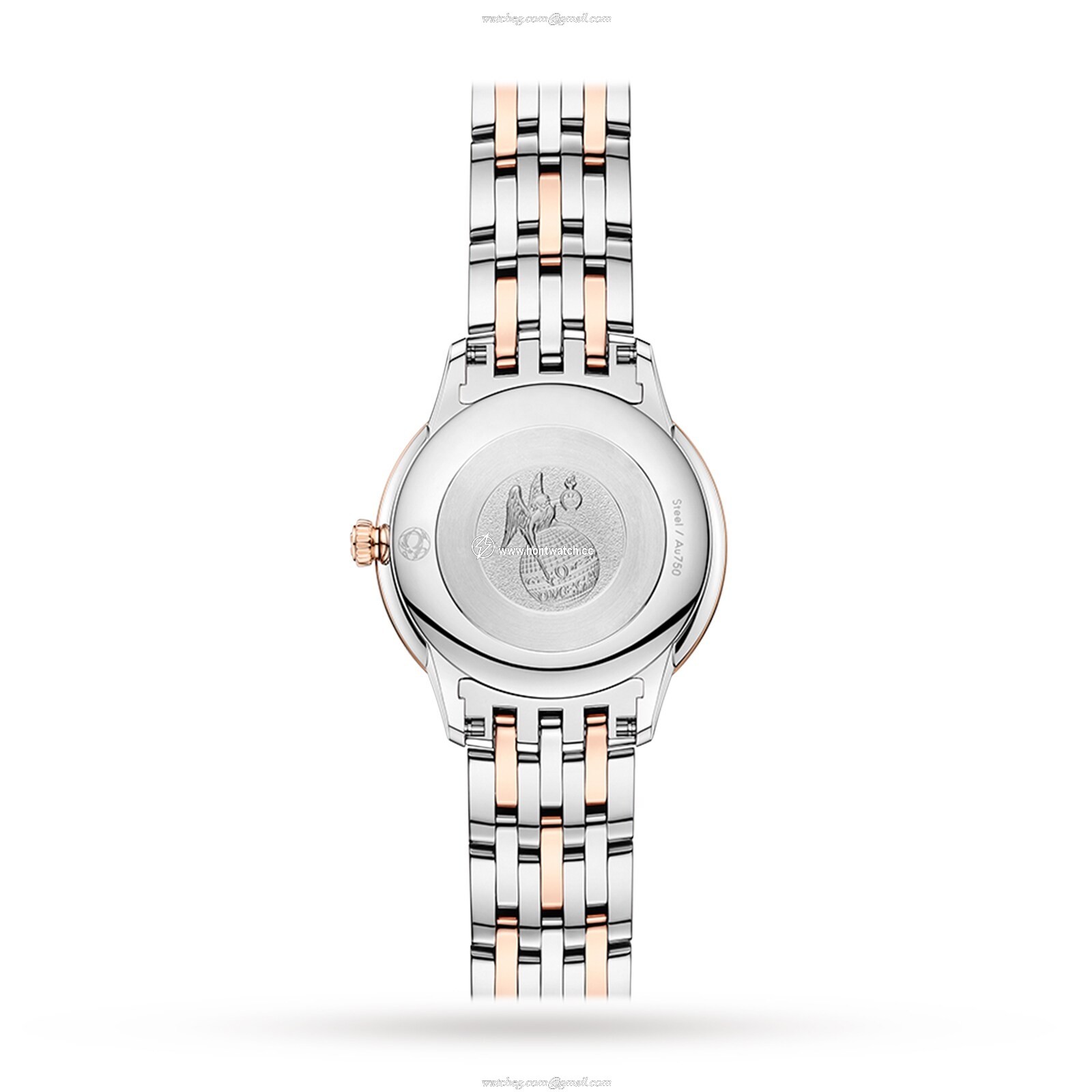 Omega De Ville Prestige 27.5mm White Dial | Stainless Steel & Rose Gold | Quartz - Image 2