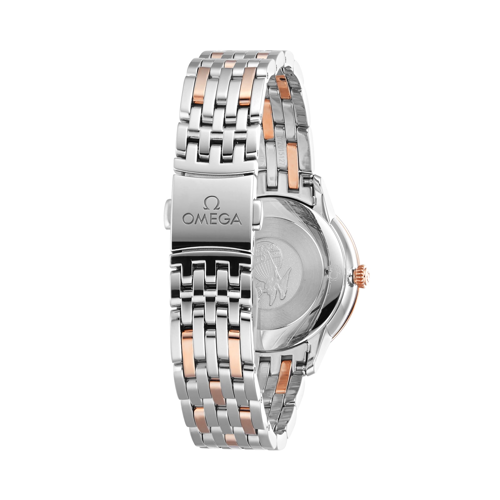 Omega De Ville Prestige 27.5mm White Dial | Stainless Steel & Rose Gold | Quartz - Image 4